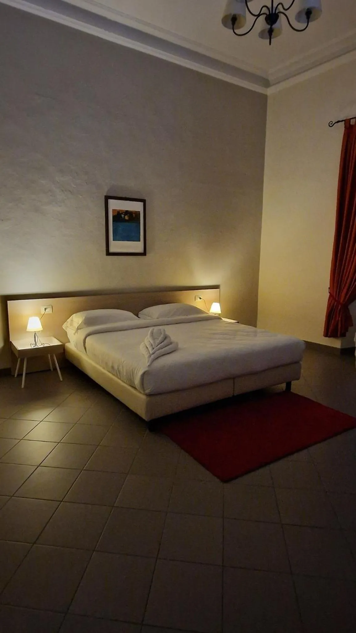 Bed in Villa Cavalleri