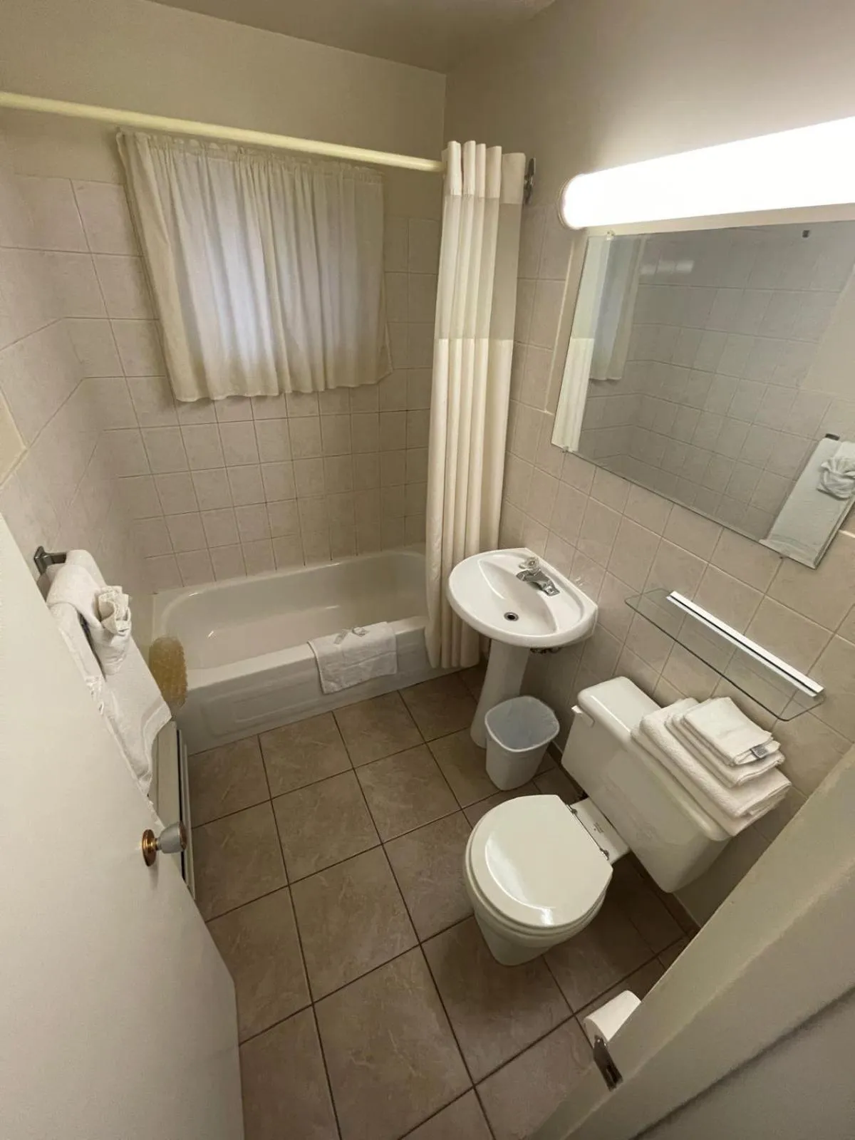 Toilet in Adams Motel