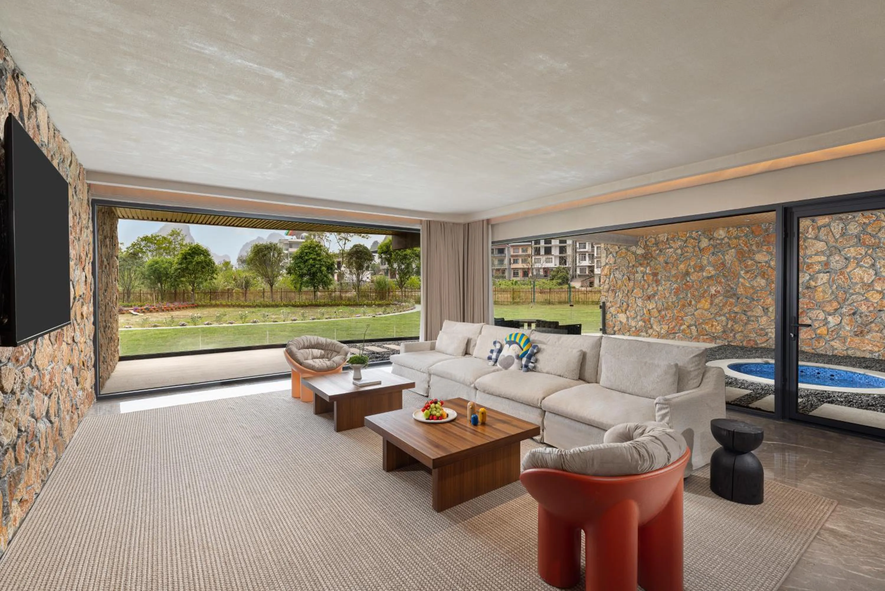 Living room in voco Guilin Yangshuo