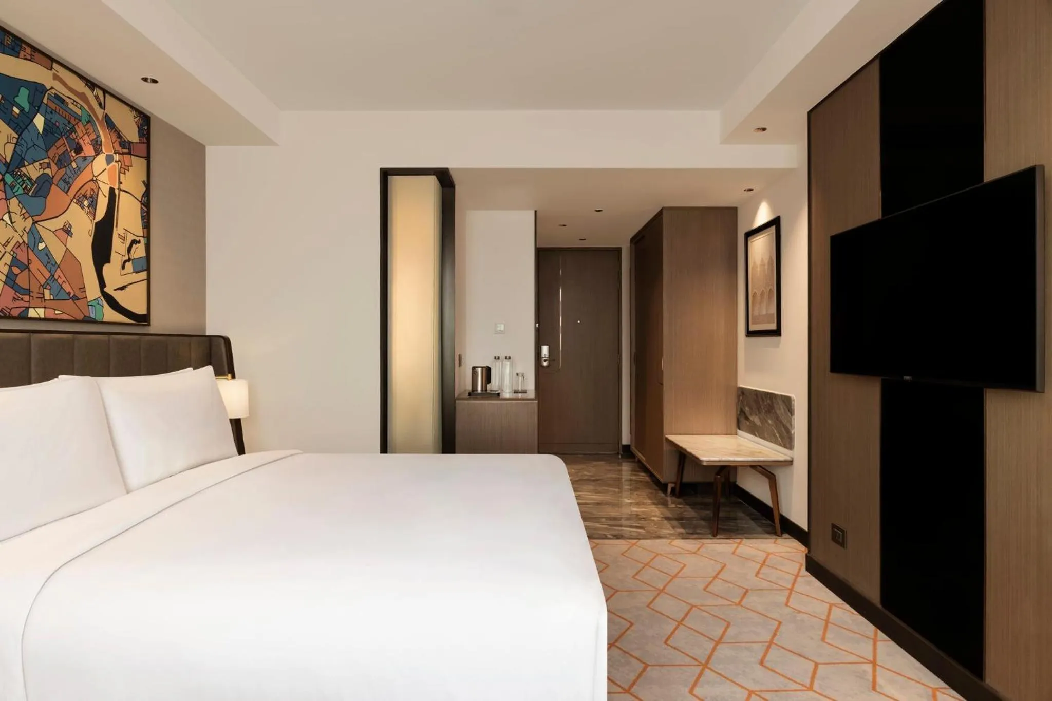 Photo of the whole room, Bed in Crowne Plaza Lucknow by IHG