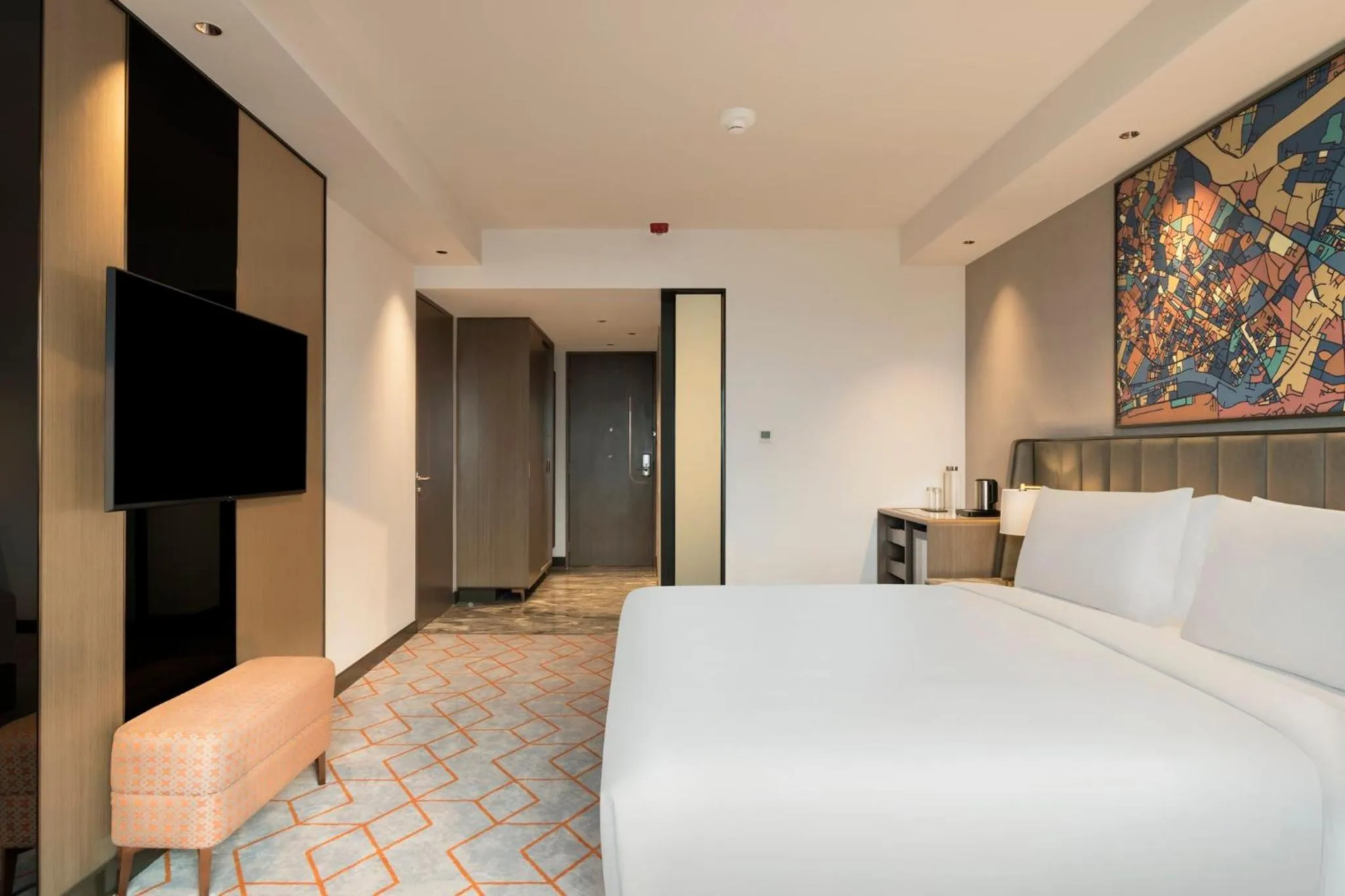 Photo of the whole room, Bed in Crowne Plaza Lucknow by IHG