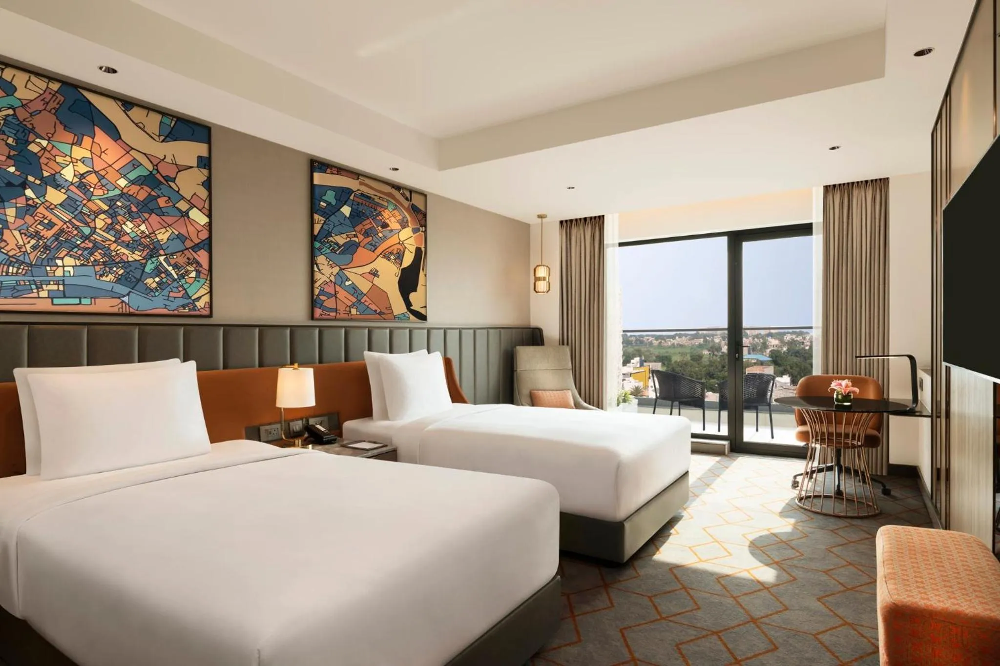 Photo of the whole room, Bed in Crowne Plaza Lucknow by IHG