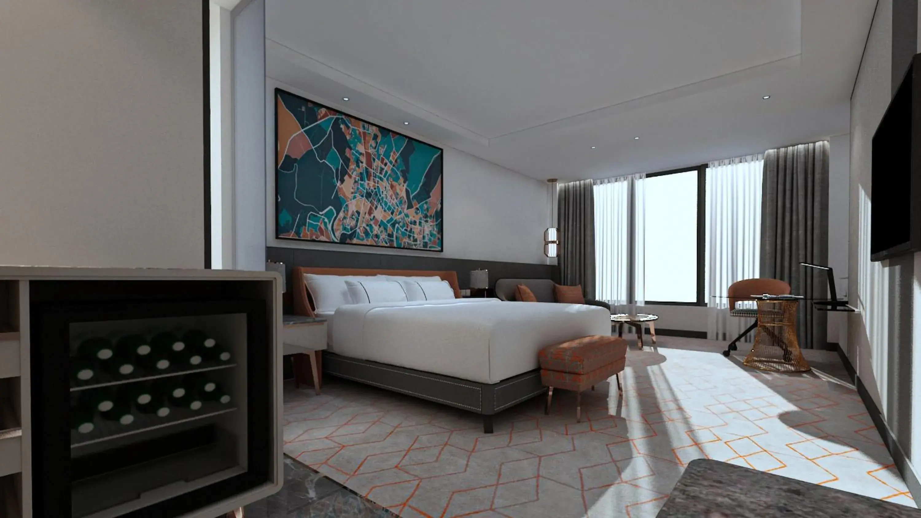 Photo of the whole room, Bed in Crowne Plaza Lucknow by IHG Photo of the whole room, Bed in Crowne Plaza Lucknow by IHG