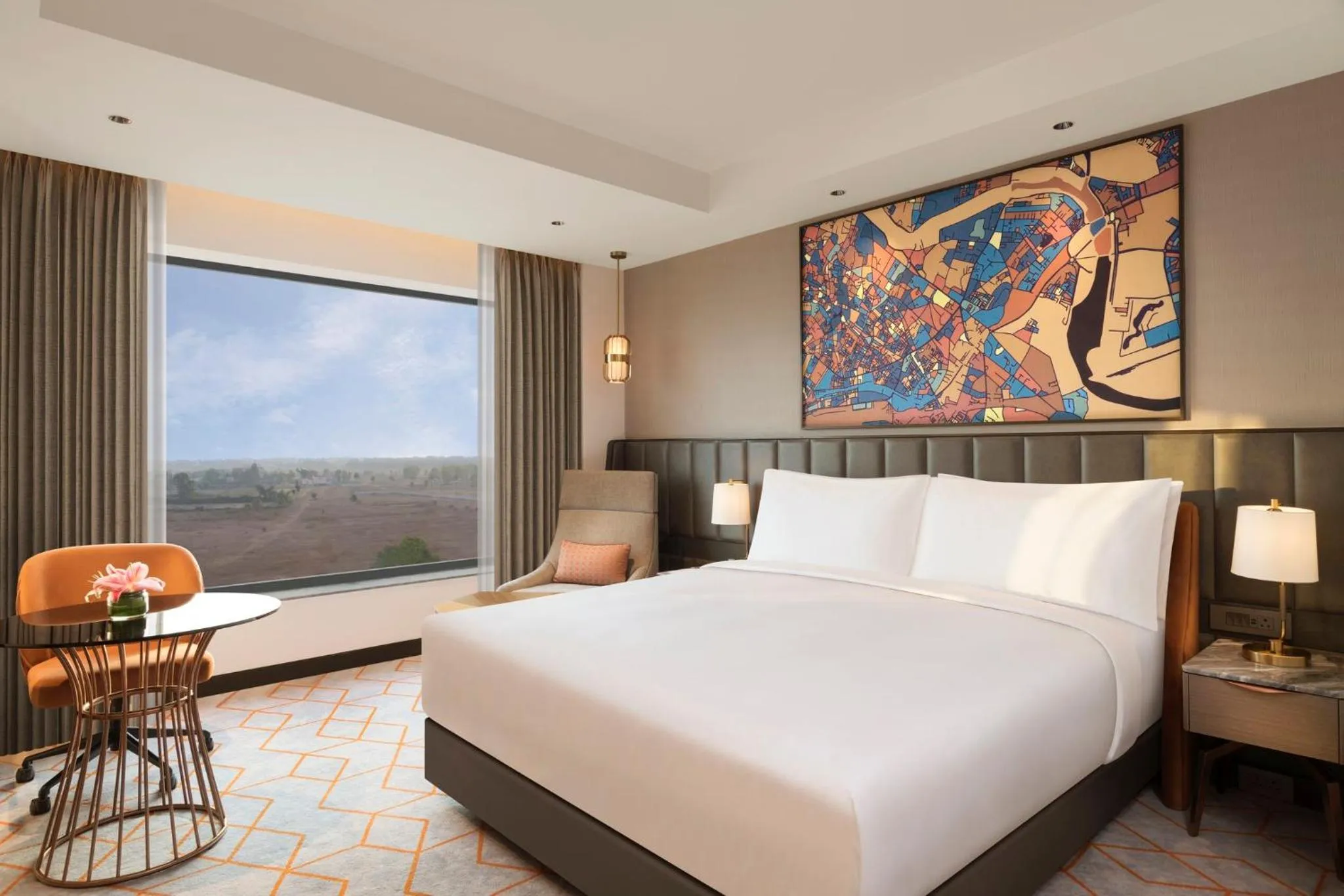 Photo of the whole room, Bed in Crowne Plaza Lucknow by IHG