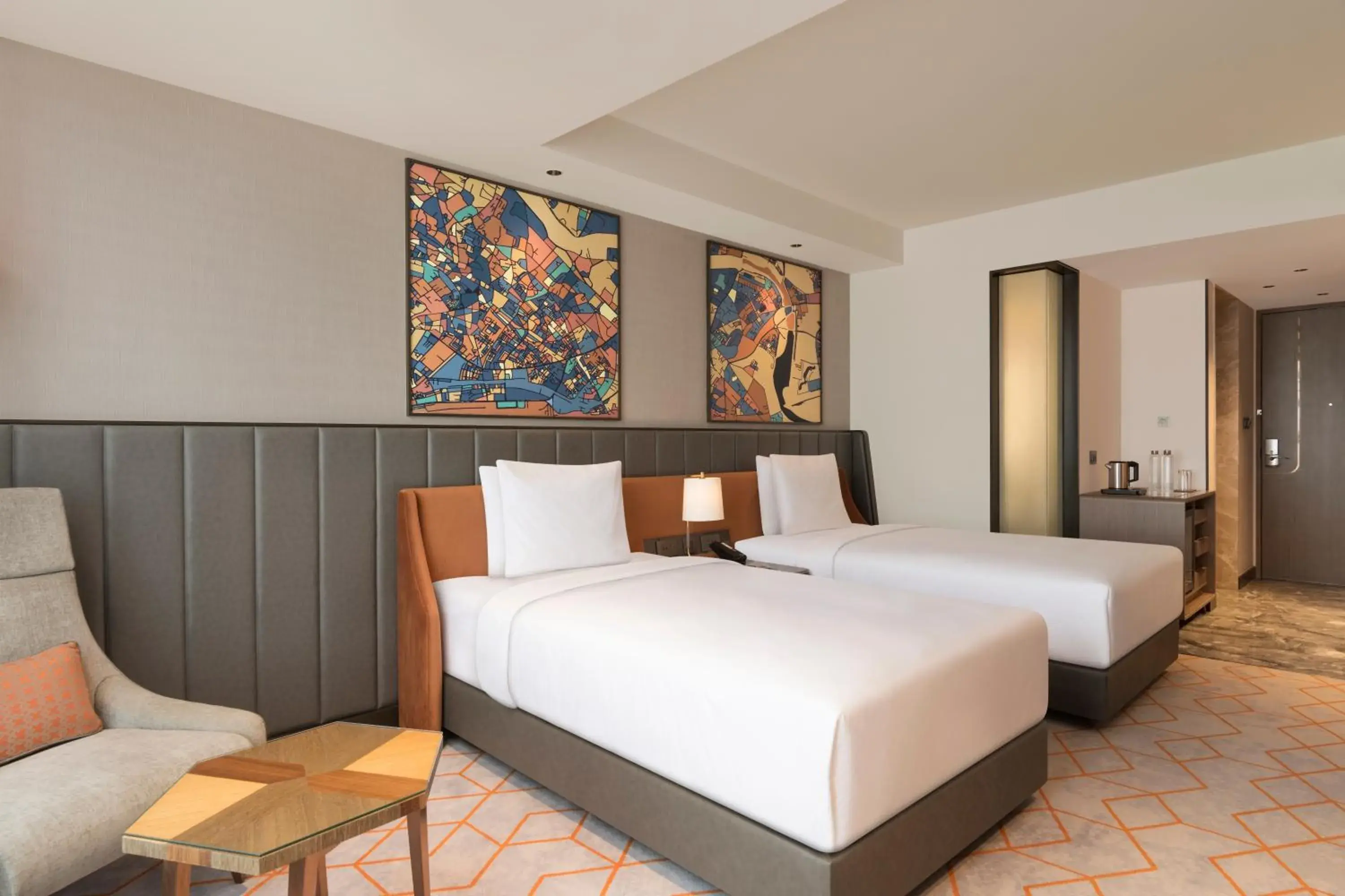 Premium Twin Room with Balcony in Crowne Plaza Lucknow by IHG Premium Twin Room with Balcony in Crowne Plaza Lucknow by IHG