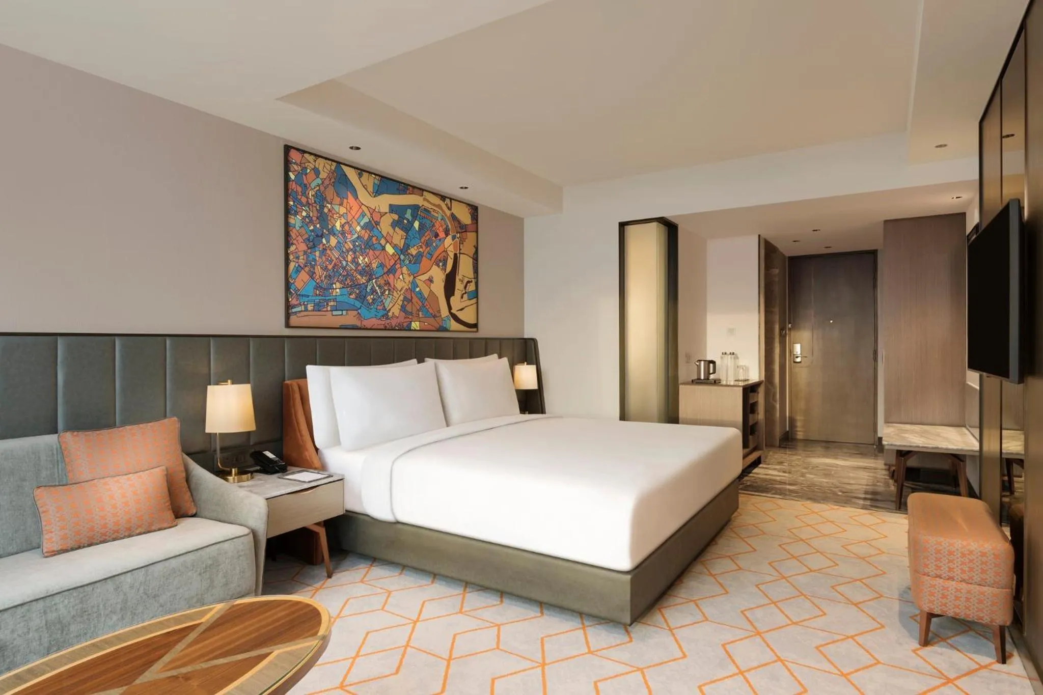 Photo of the whole room, Bed in Crowne Plaza Lucknow by IHG