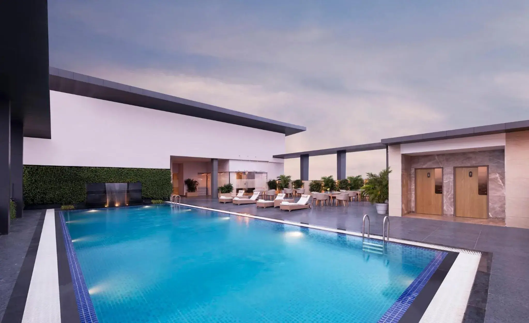 Swimming pool in Crowne Plaza Lucknow by IHG Swimming pool in Crowne Plaza Lucknow by IHG