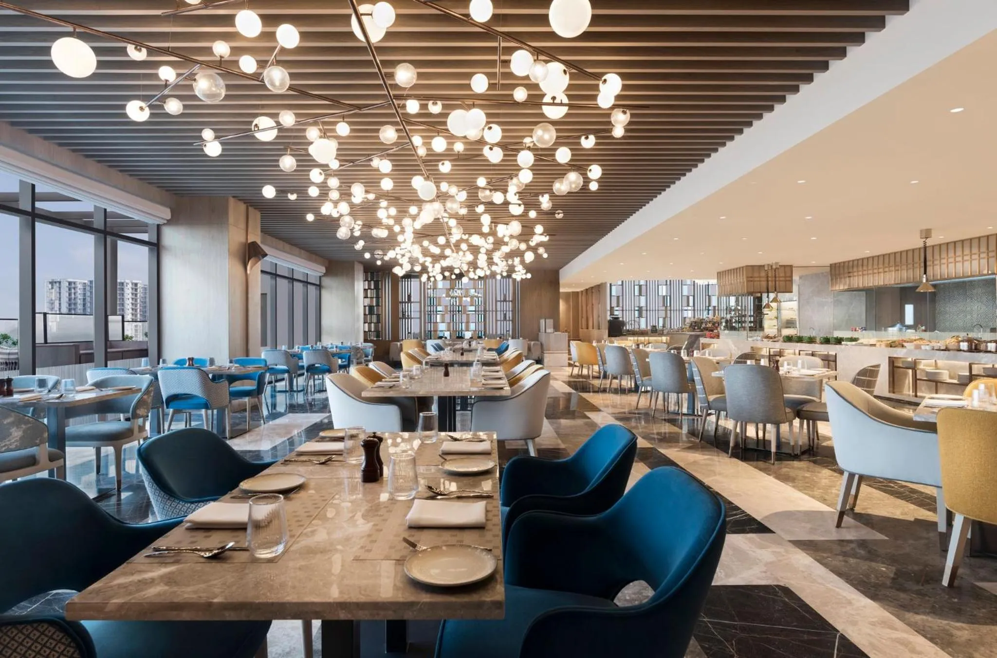 Restaurant/places to eat in Crowne Plaza Lucknow by IHG