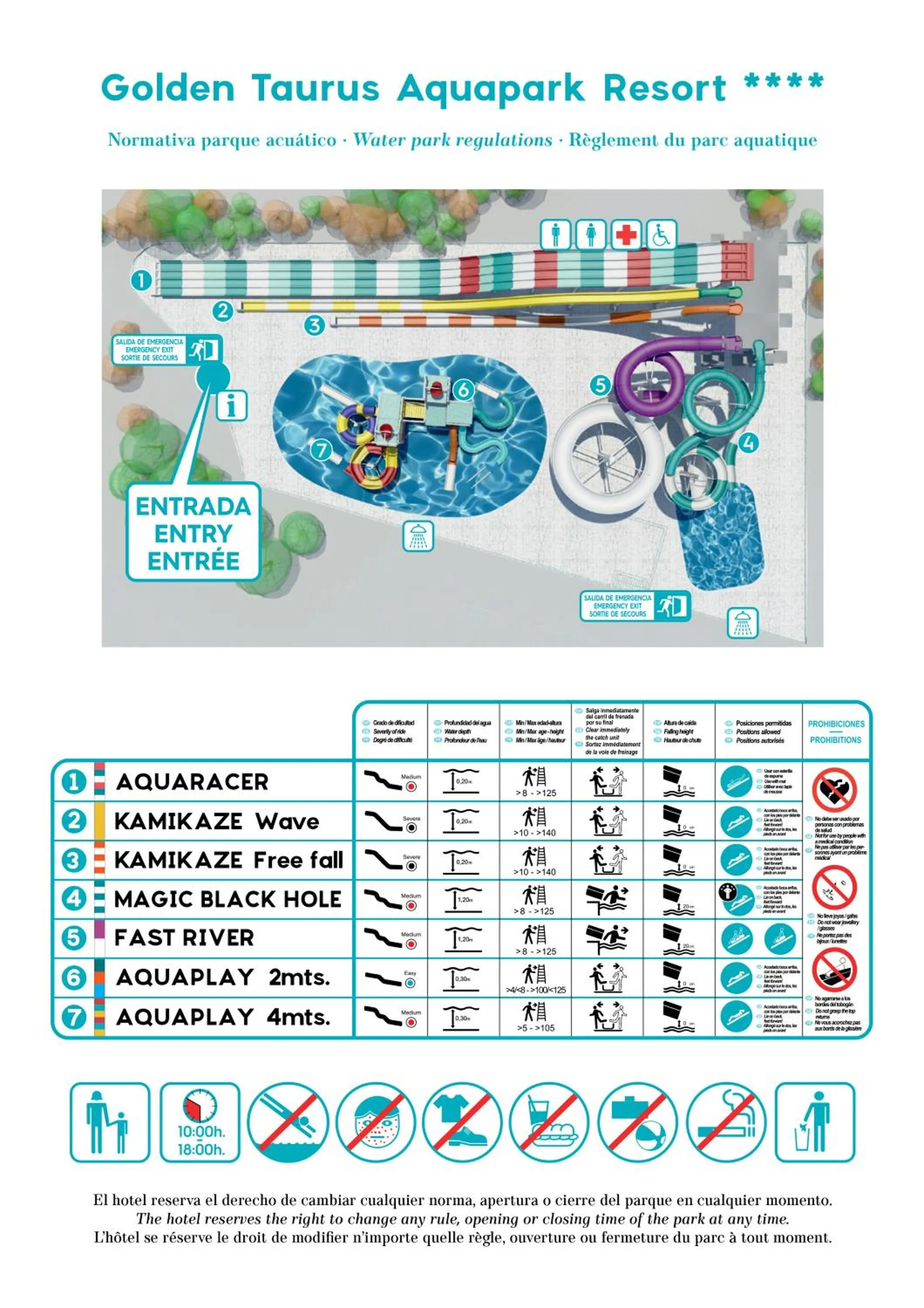 Swimming pool in Golden Taurus Aquapark Resort