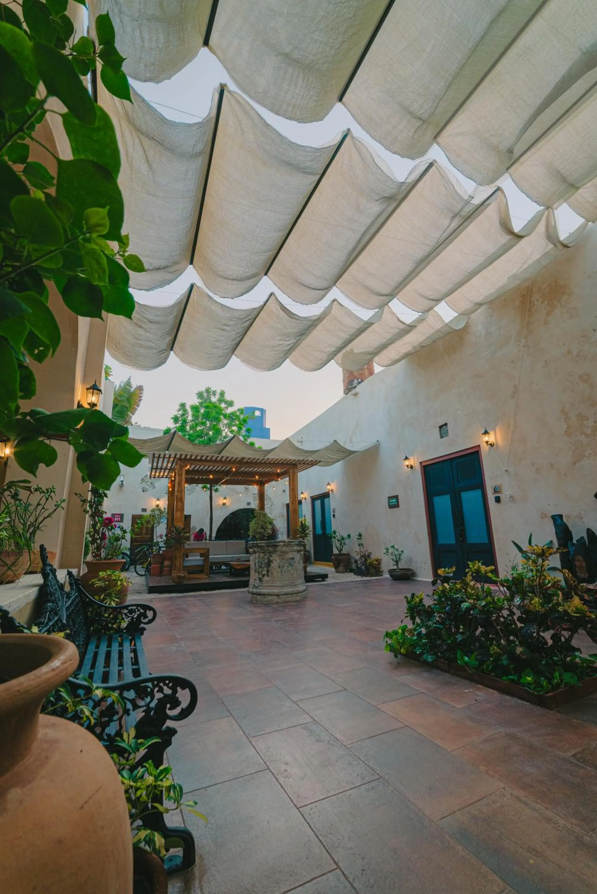 Patio in Hotel Boutique Casa Lanz XVII