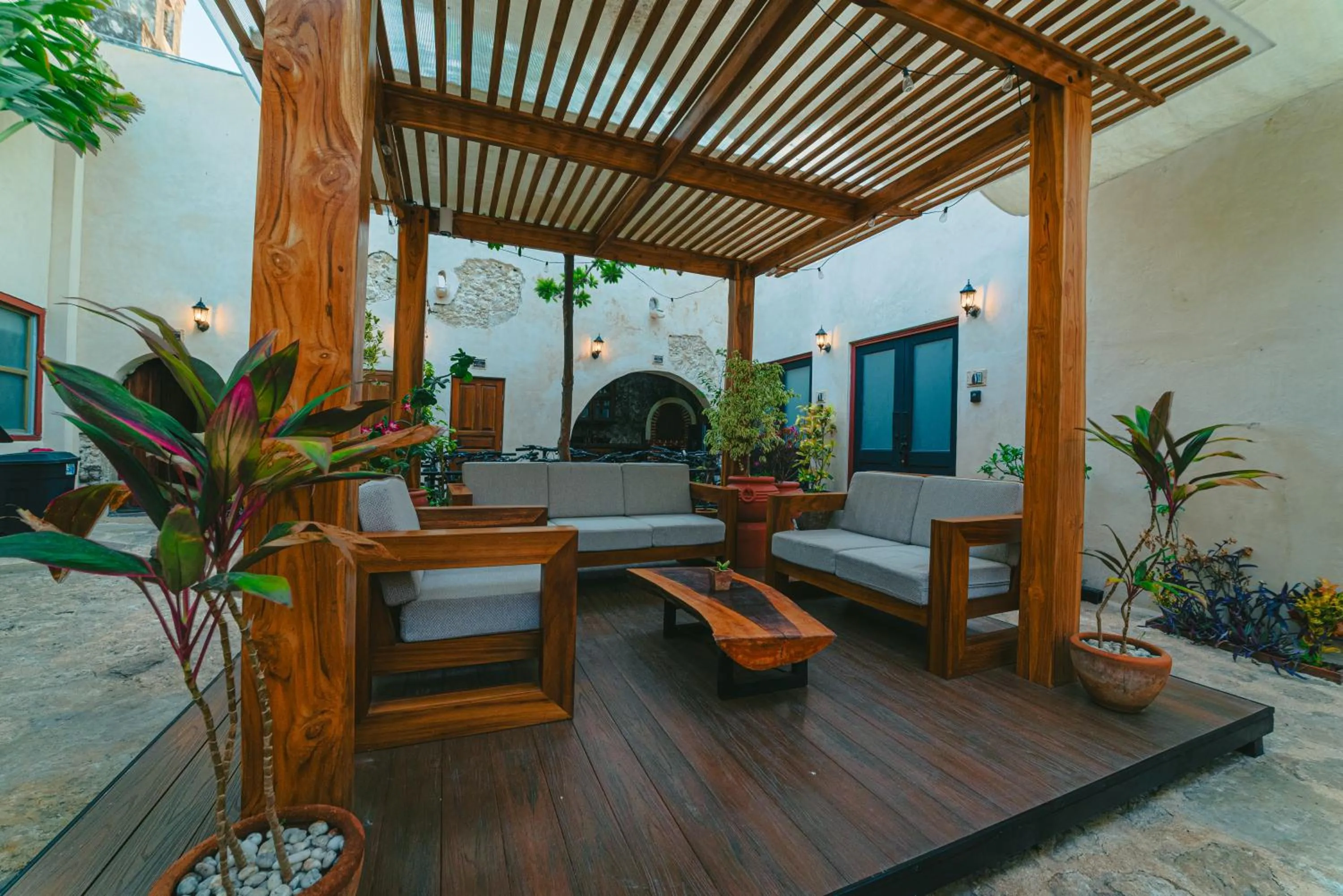 Patio in Hotel Boutique Casa Lanz XVII