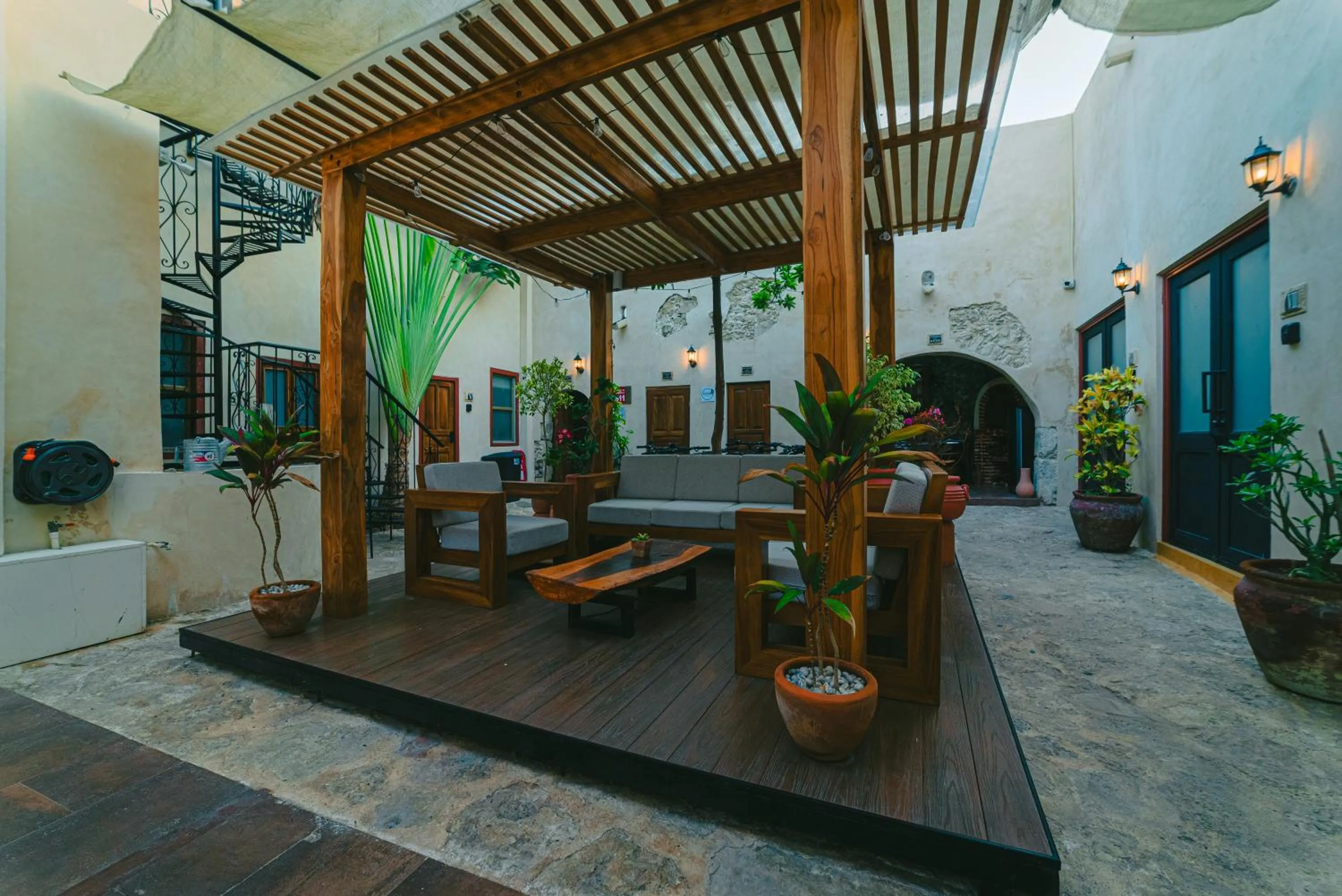 Patio in Hotel Boutique Casa Lanz XVII