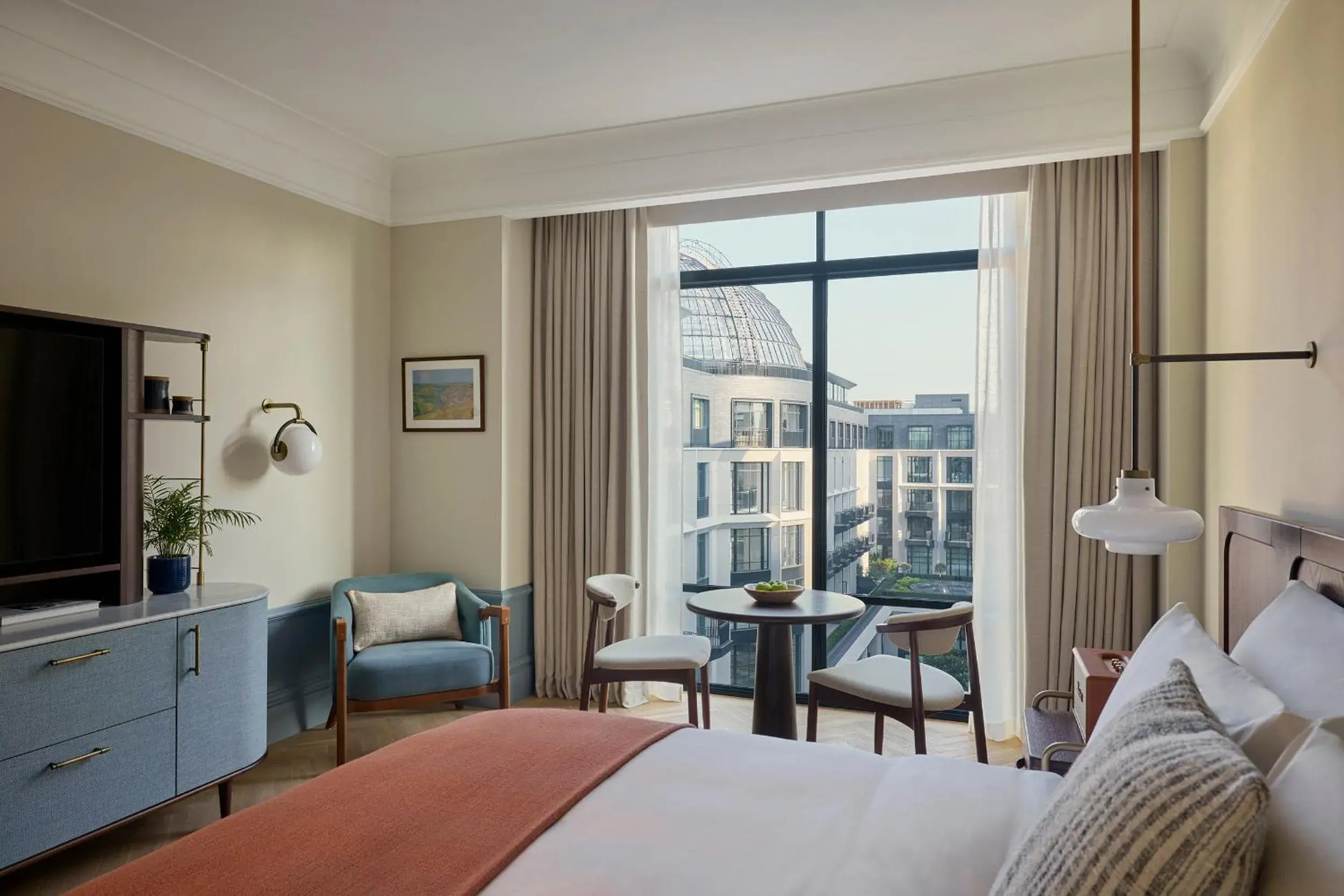 Bedroom, Bed in Six Senses London Bedroom, Bed in Six Senses London