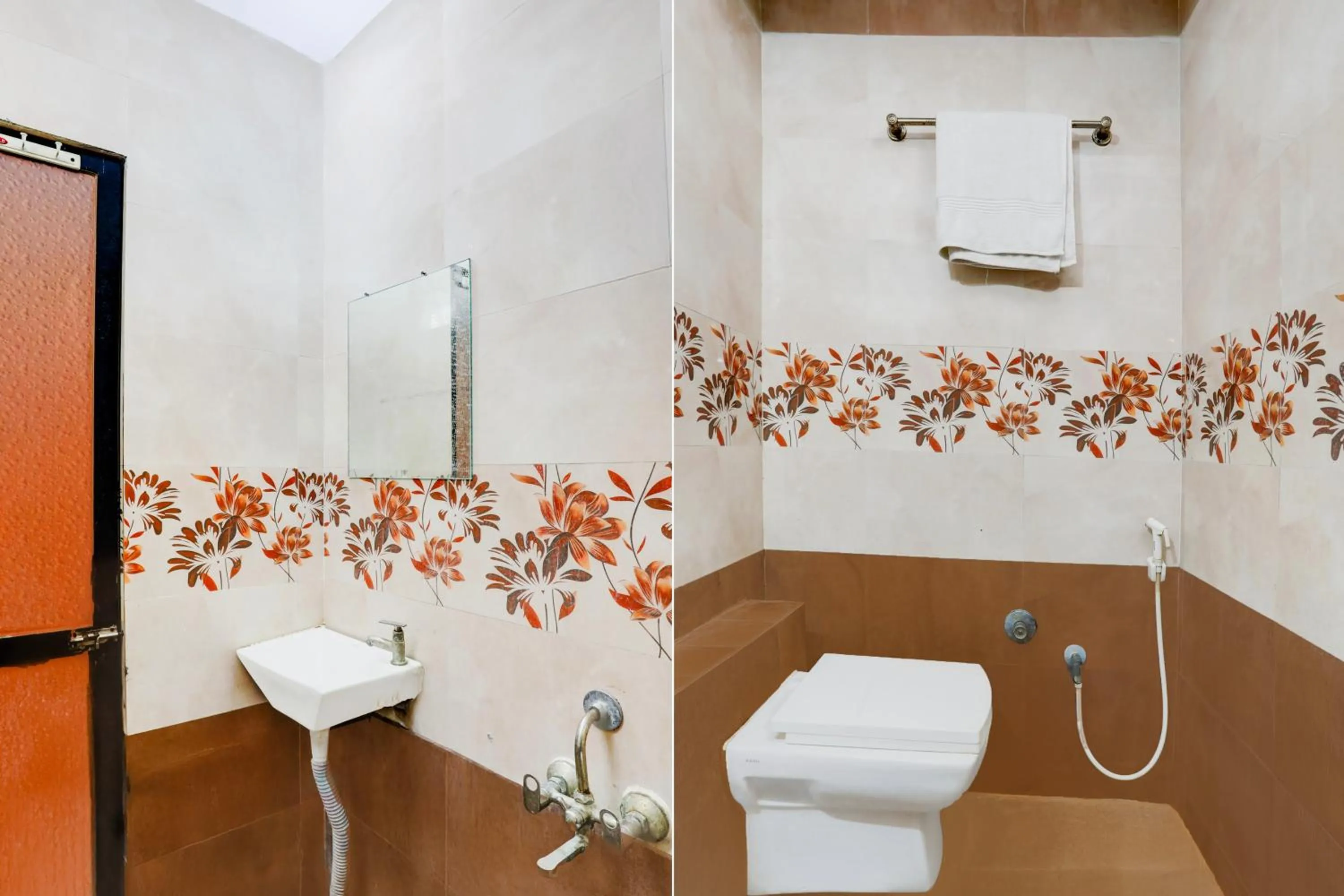 Bathroom in Hotel O Dwarka Formerly Hotel Shree