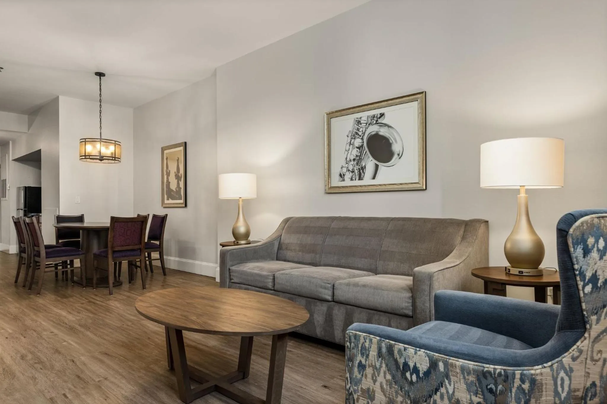 Living room in Club Wyndham La Belle Maison