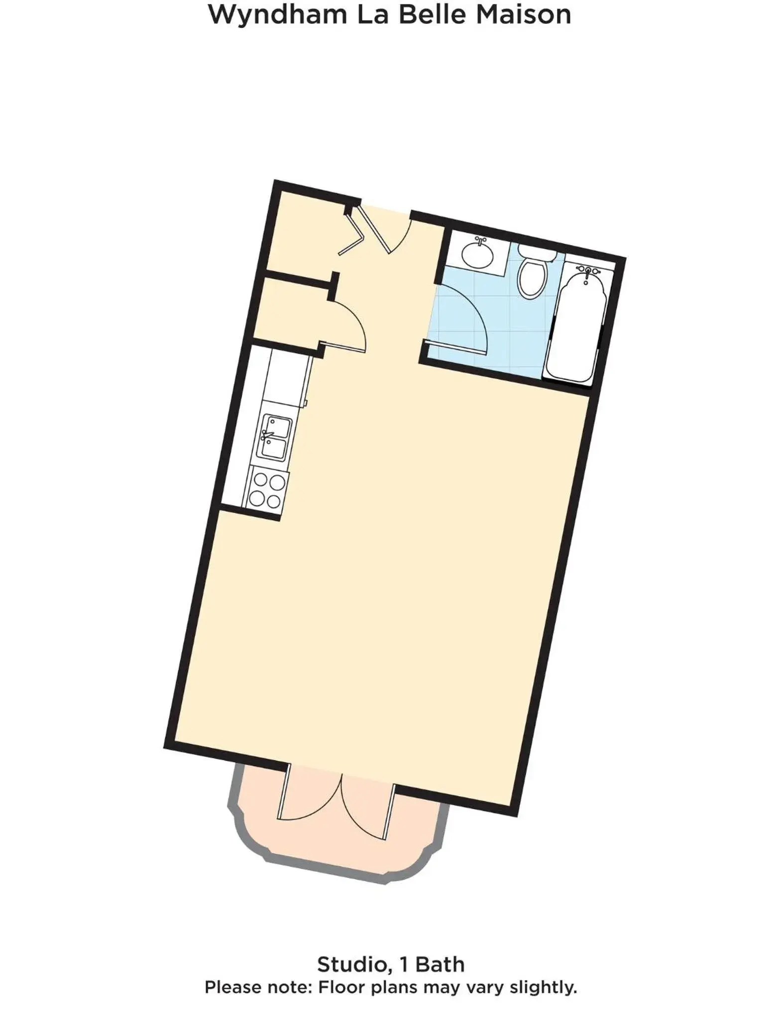 Floor Plan in Club Wyndham La Belle Maison
