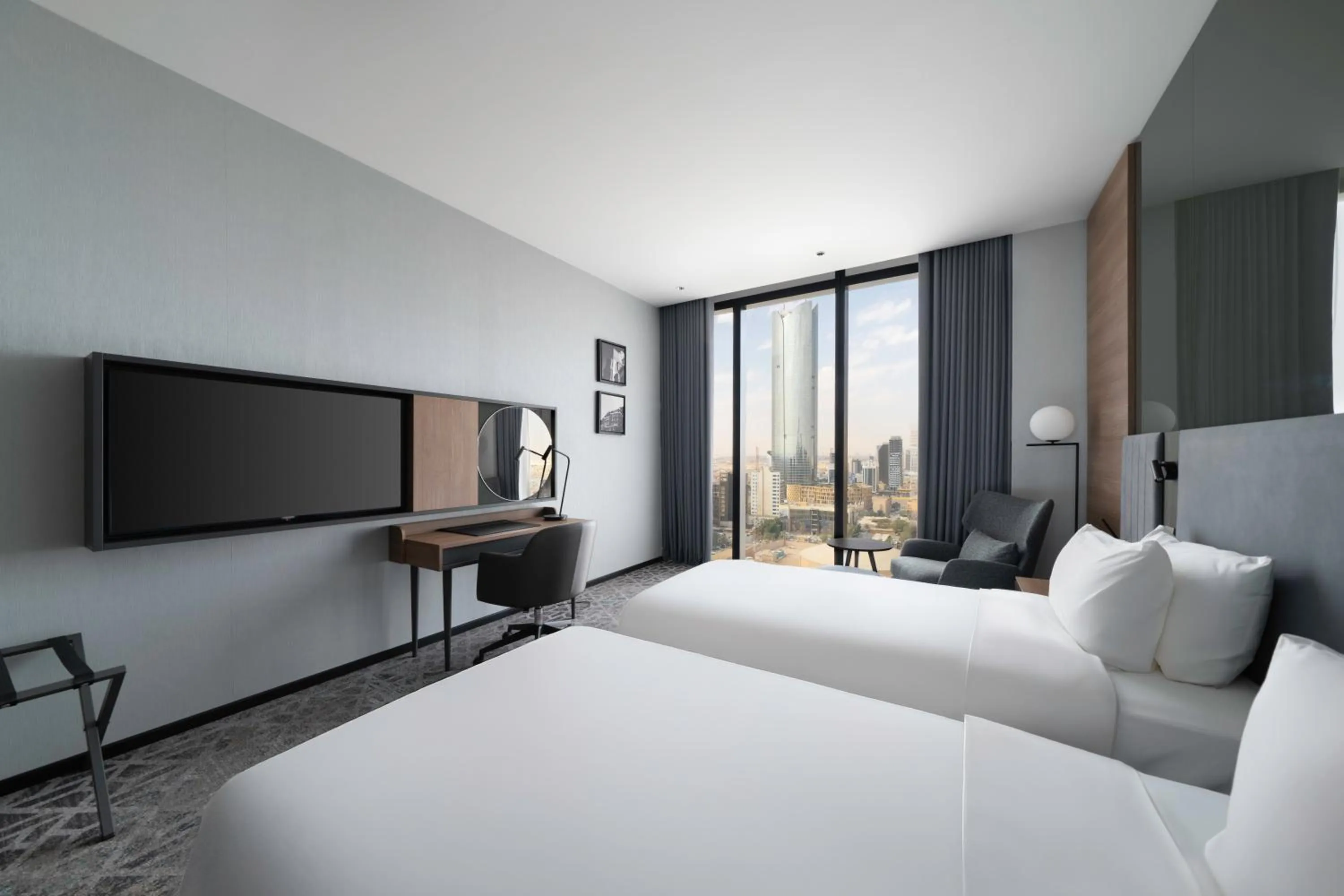 Bed in Radisson Blu Hotel, Riyadh Al Sahafa