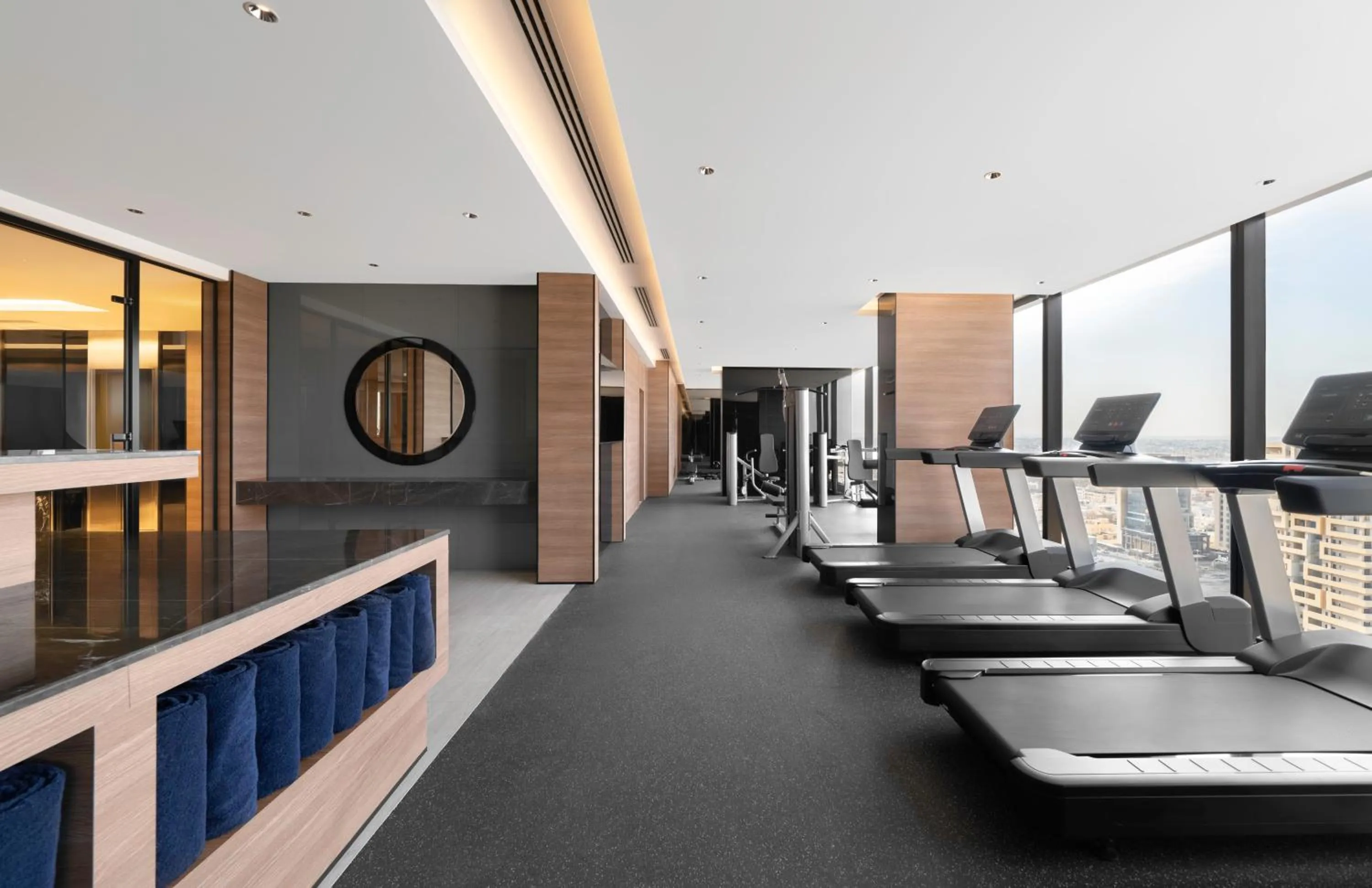 Fitness centre/facilities in Radisson Blu Hotel, Riyadh Al Sahafa