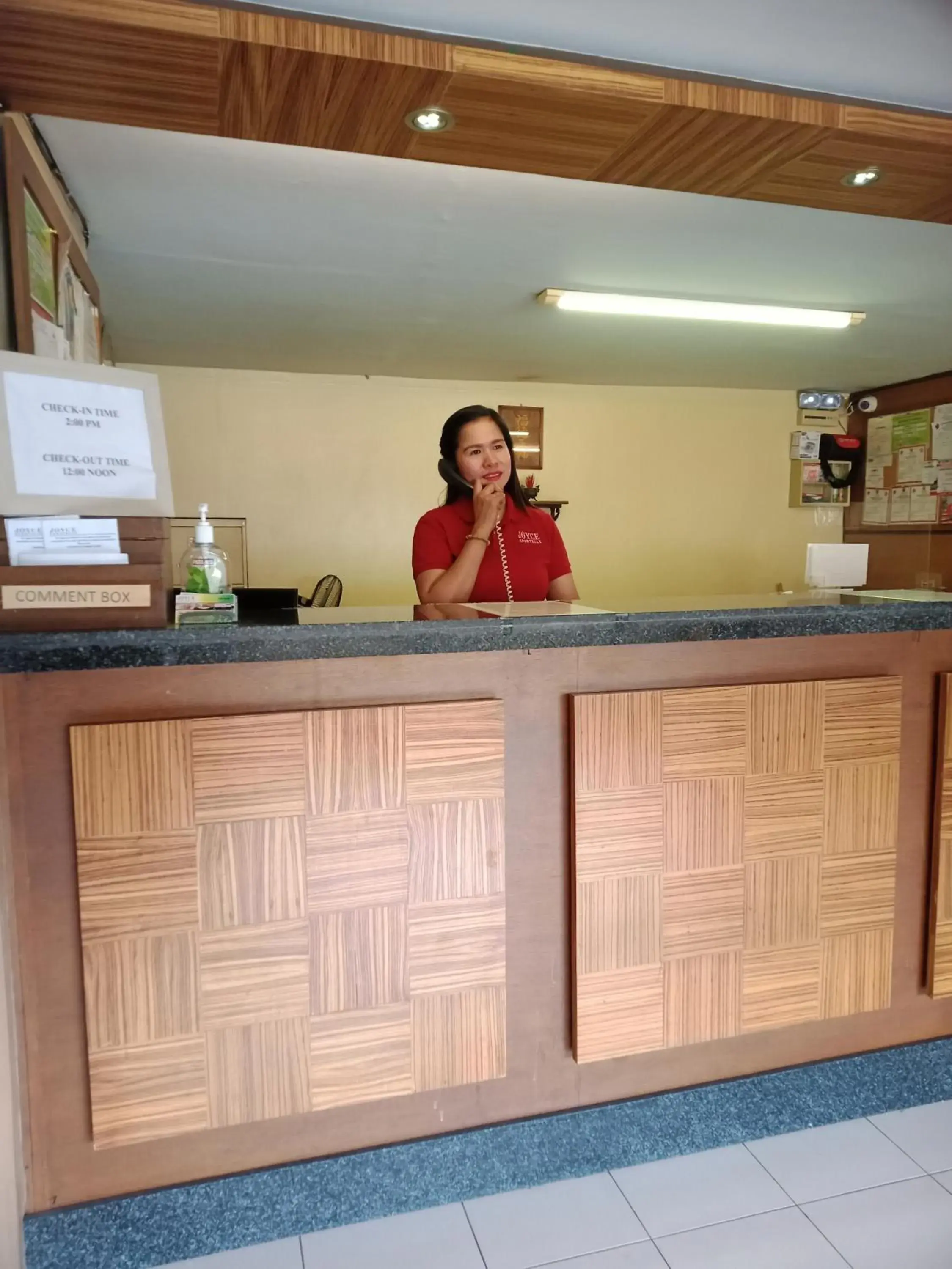 Lobby or reception in Joyce Apartelle San Juan Lobby or reception in Joyce Apartelle San Juan