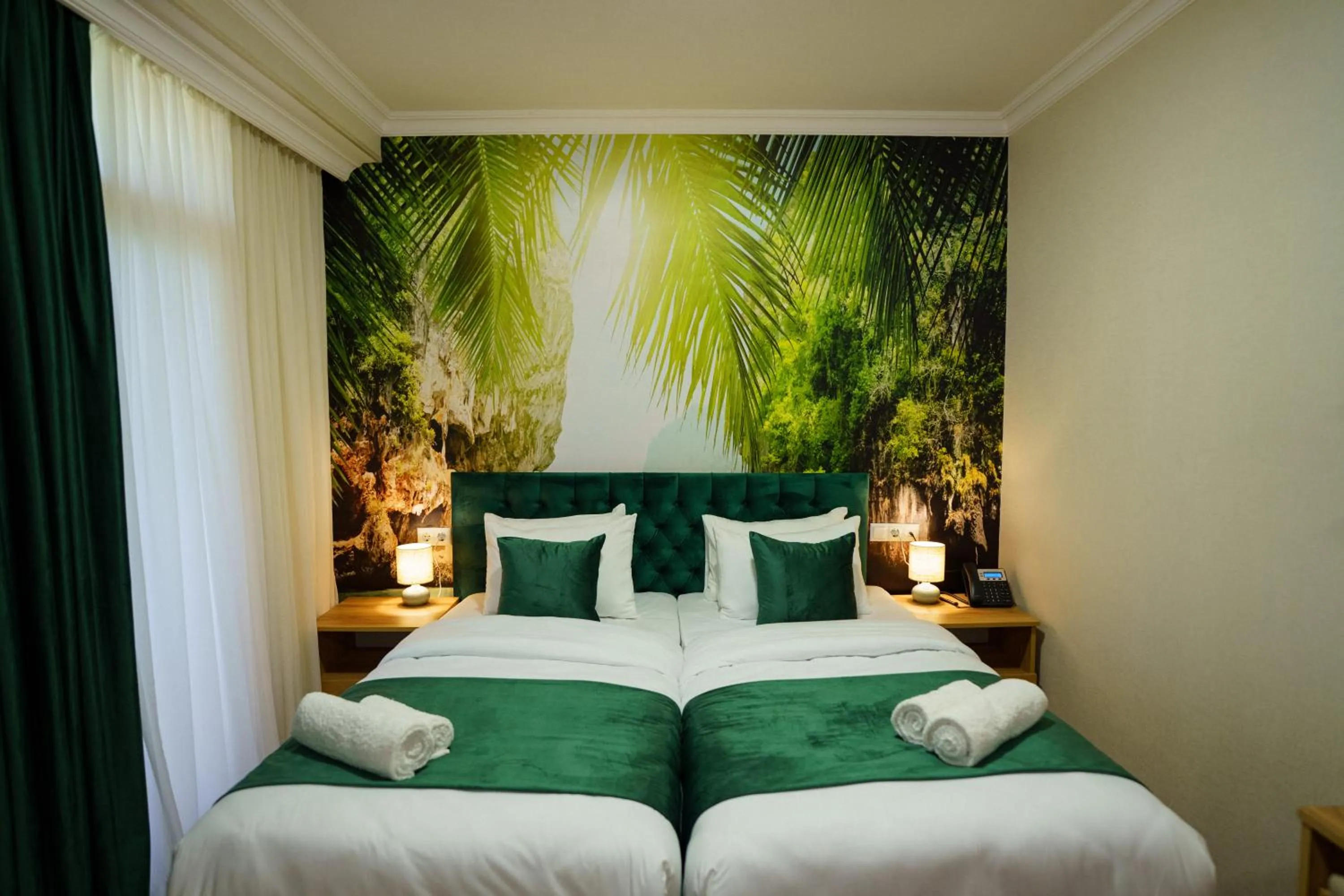 Bed in Green Palace Kutaisi