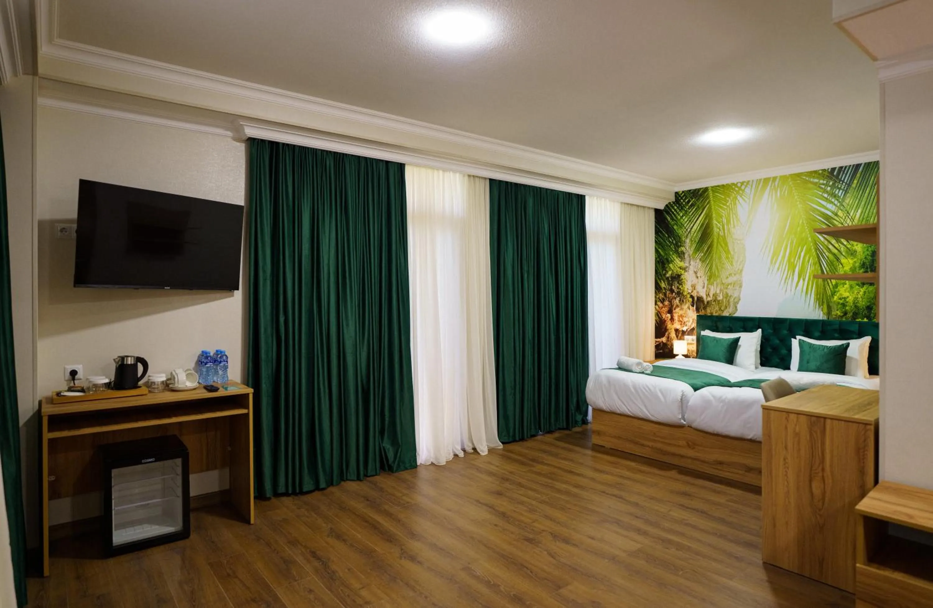 Bed in Green Palace Kutaisi