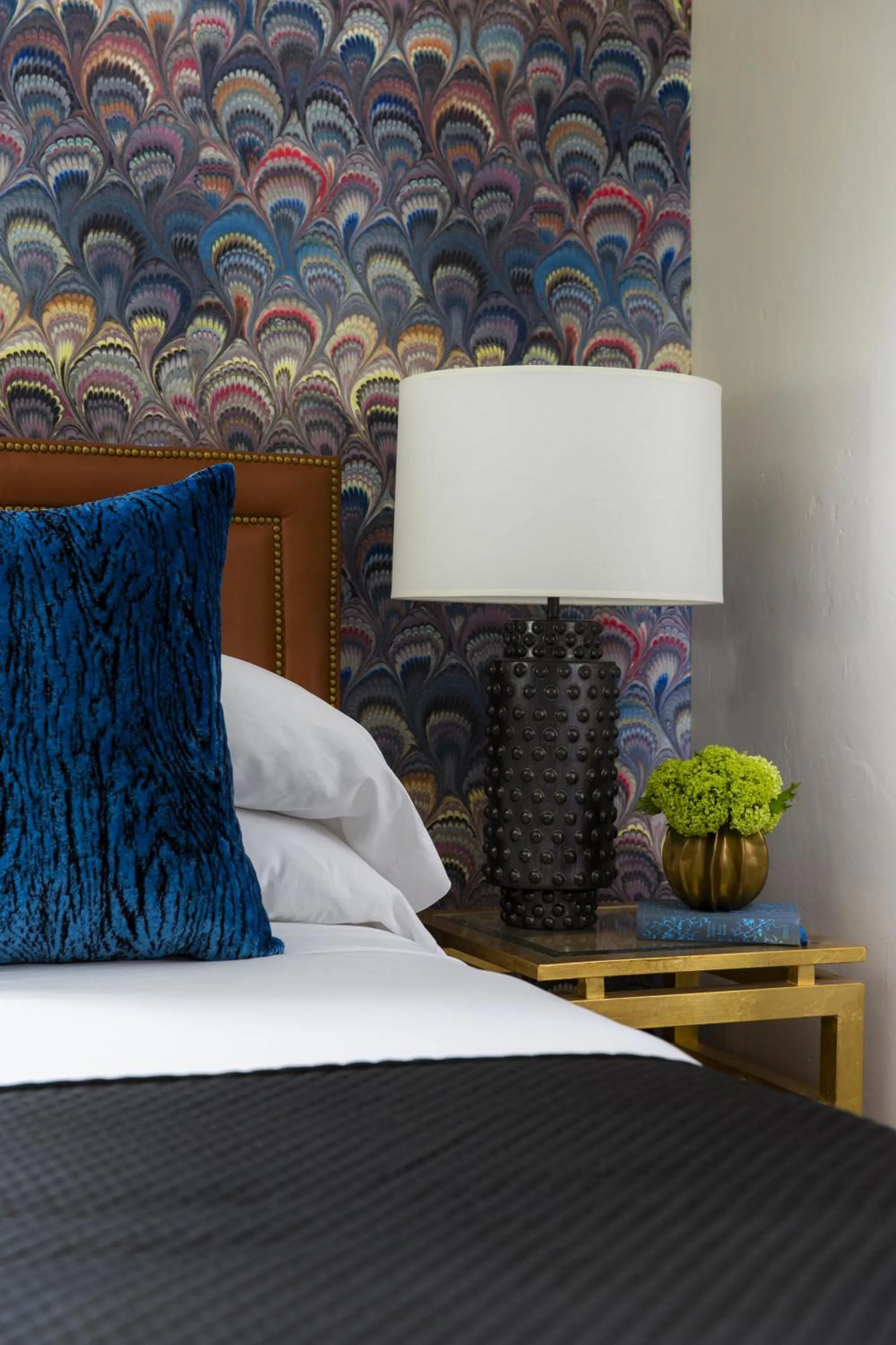 Decorative detail, Bed in Gilded