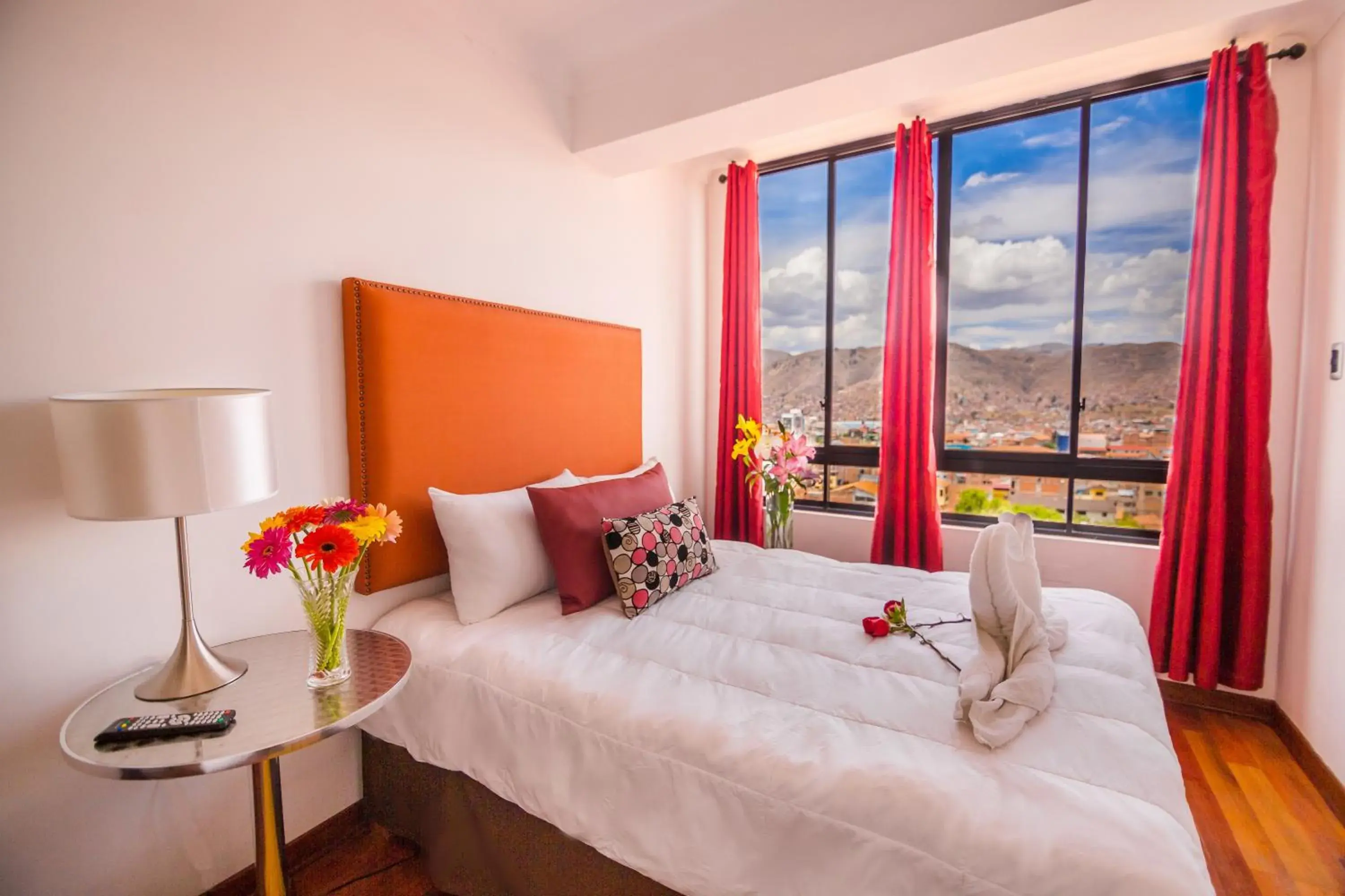 Bed in RHOUSE Cusco Bed in RHOUSE Cusco