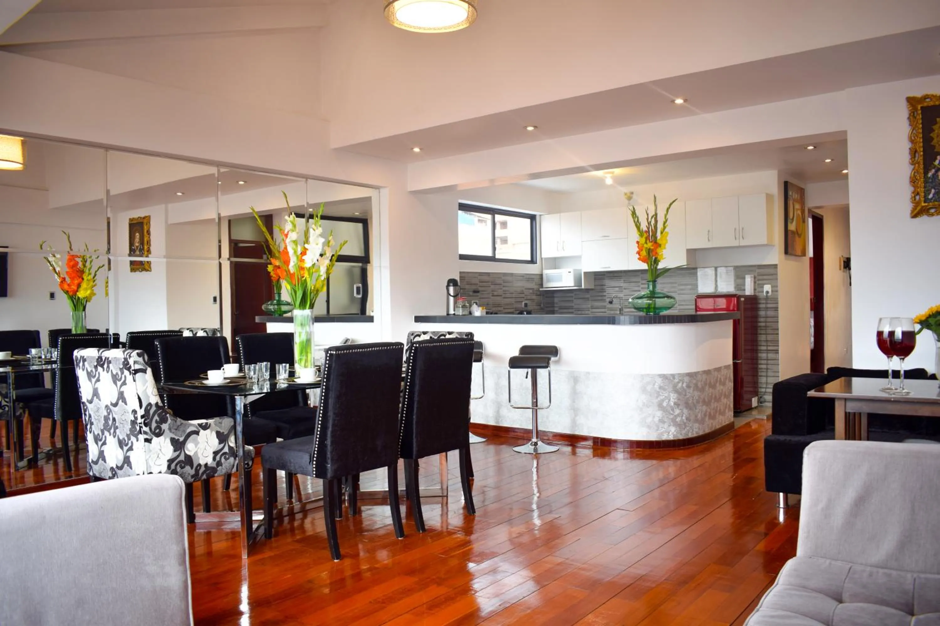 Seating area in RHOUSE Cusco