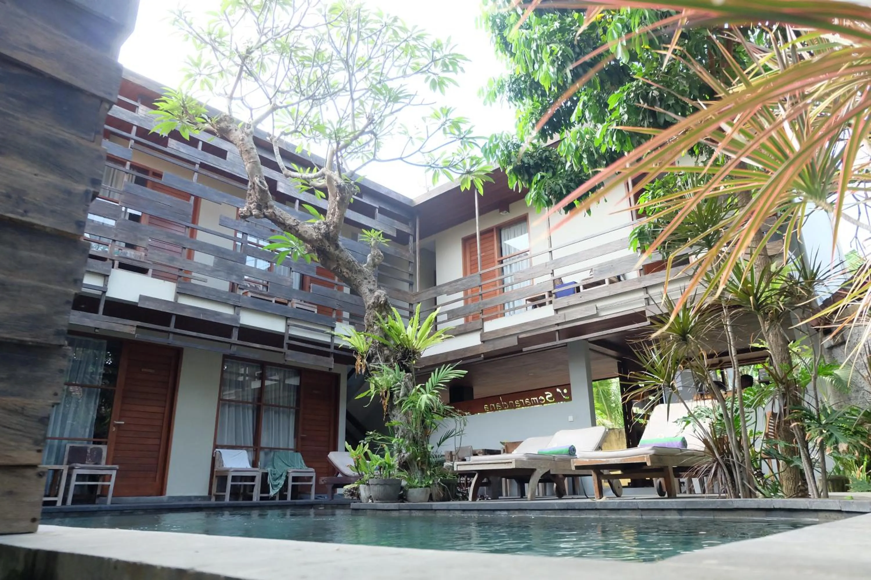 Swimming pool in Semarandana Bedrooms and Pool