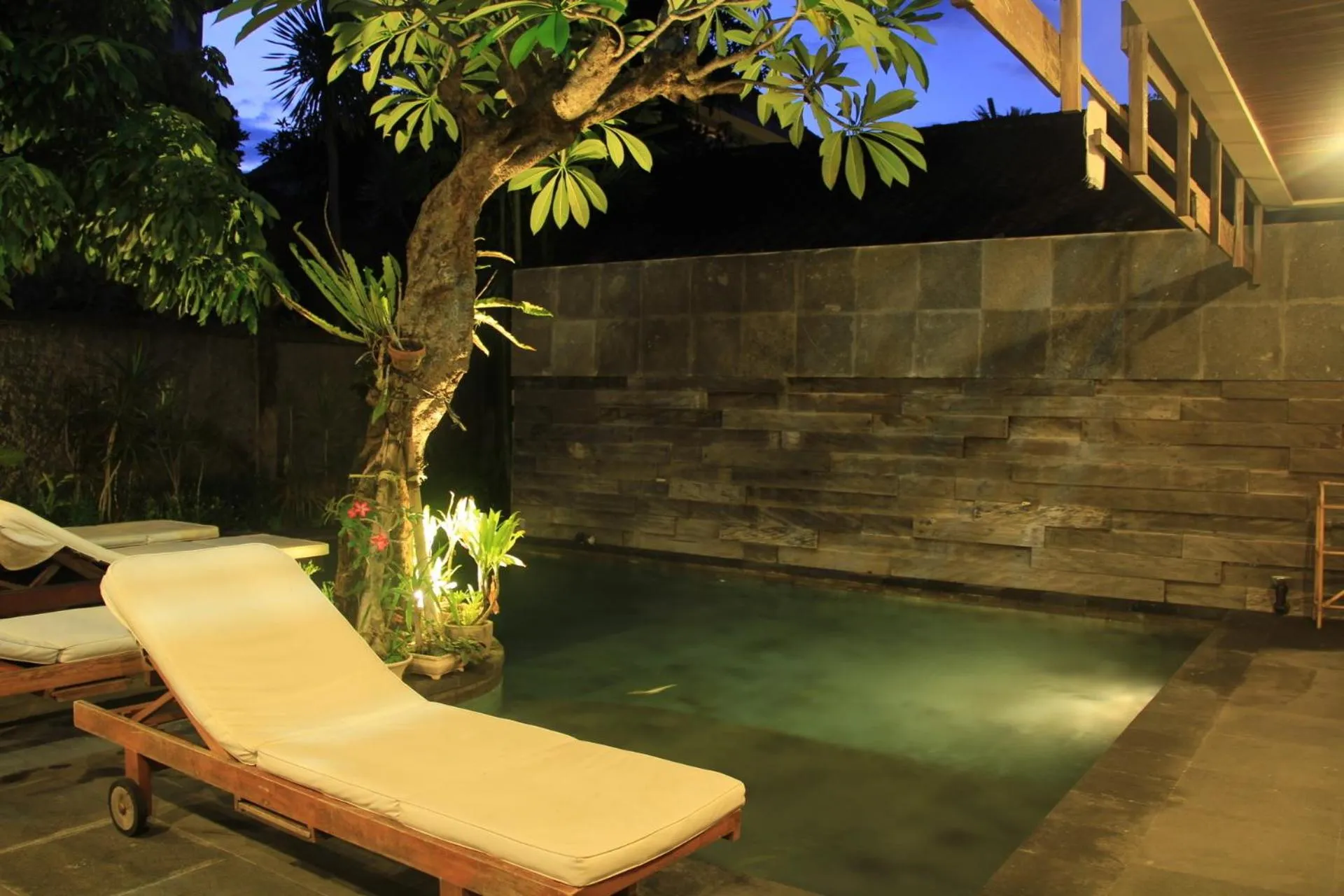 Swimming pool in Semarandana Bedrooms and Pool
