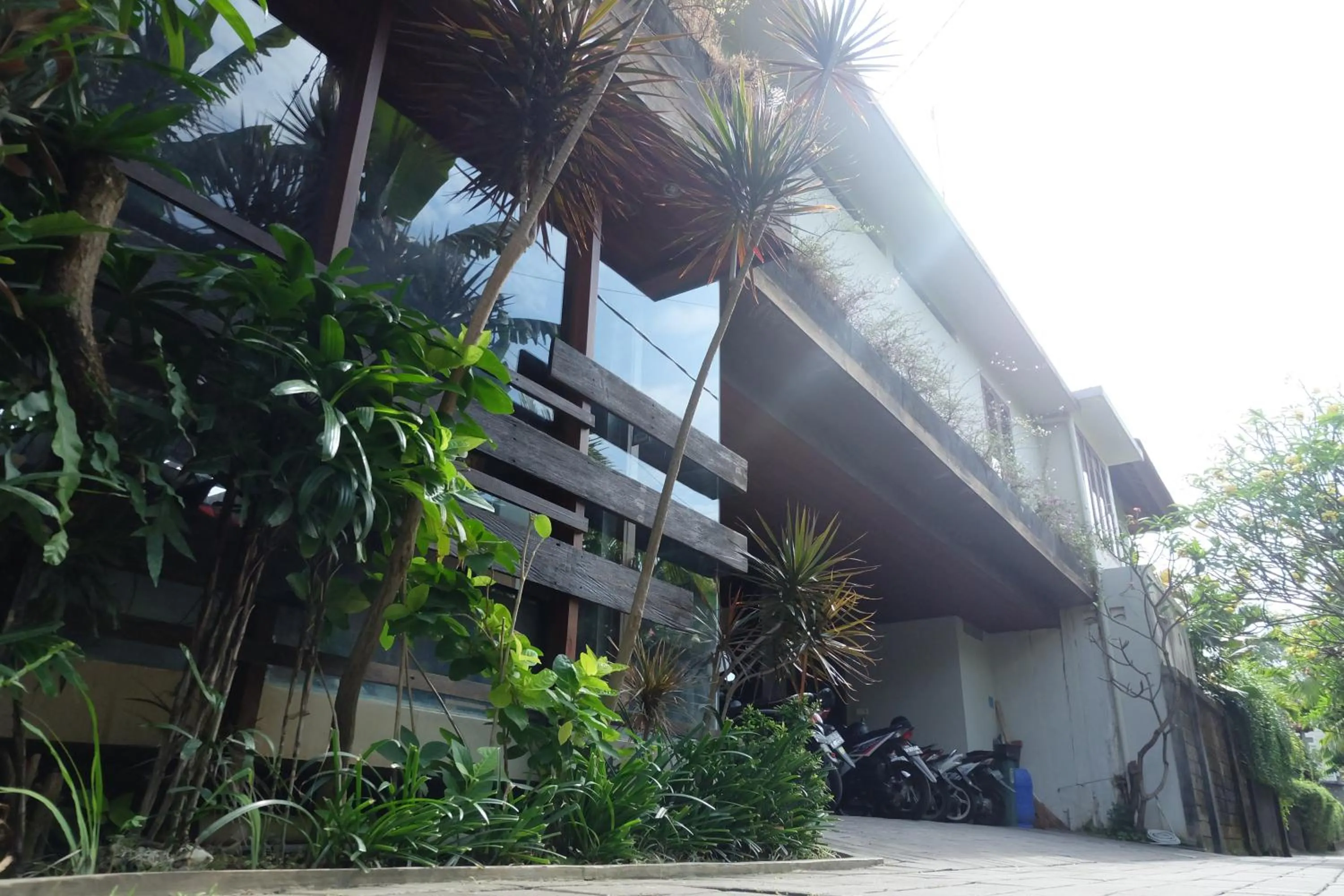 Facade/entrance in Semarandana Bedrooms and Pool