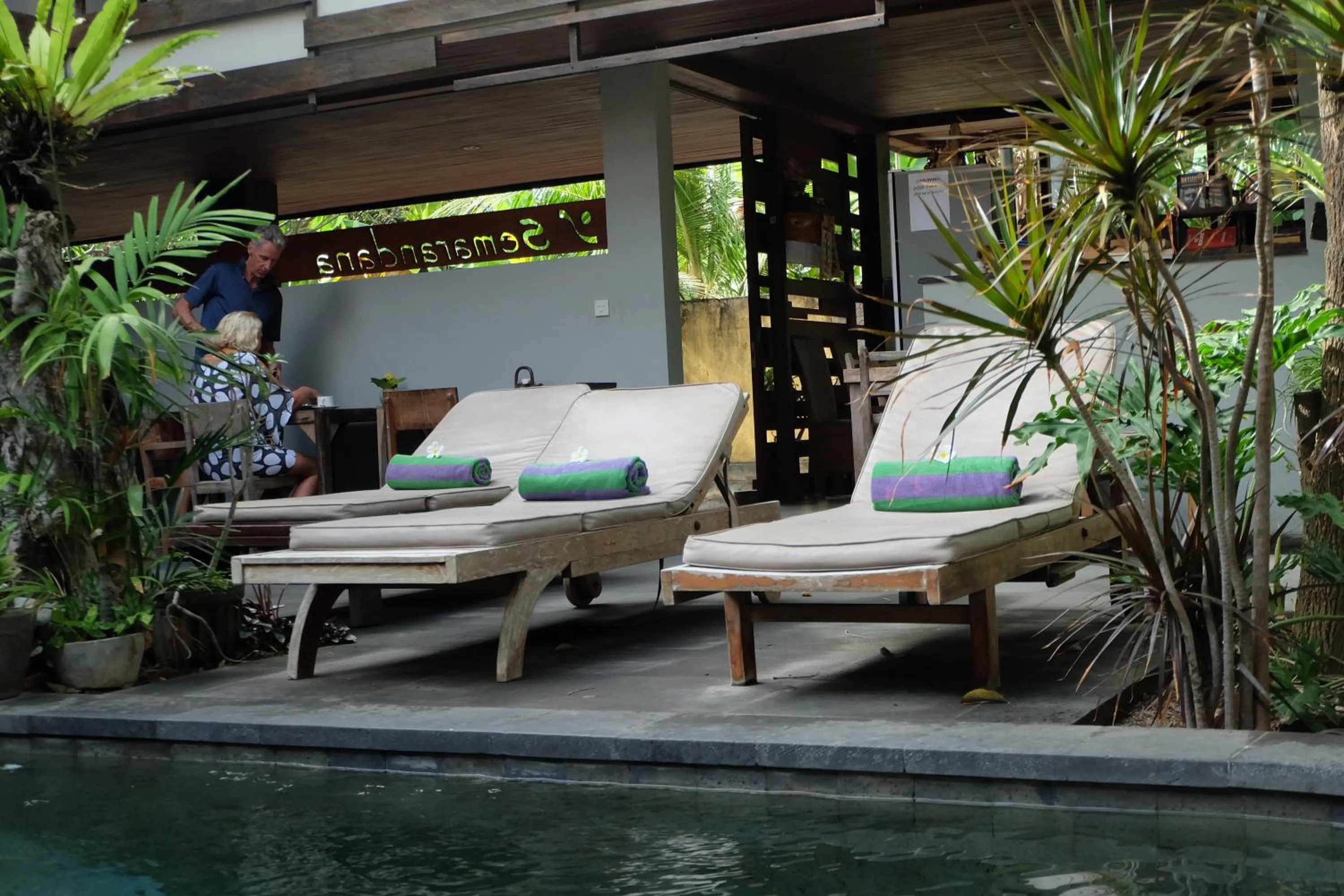 Swimming pool in Semarandana Bedrooms and Pool