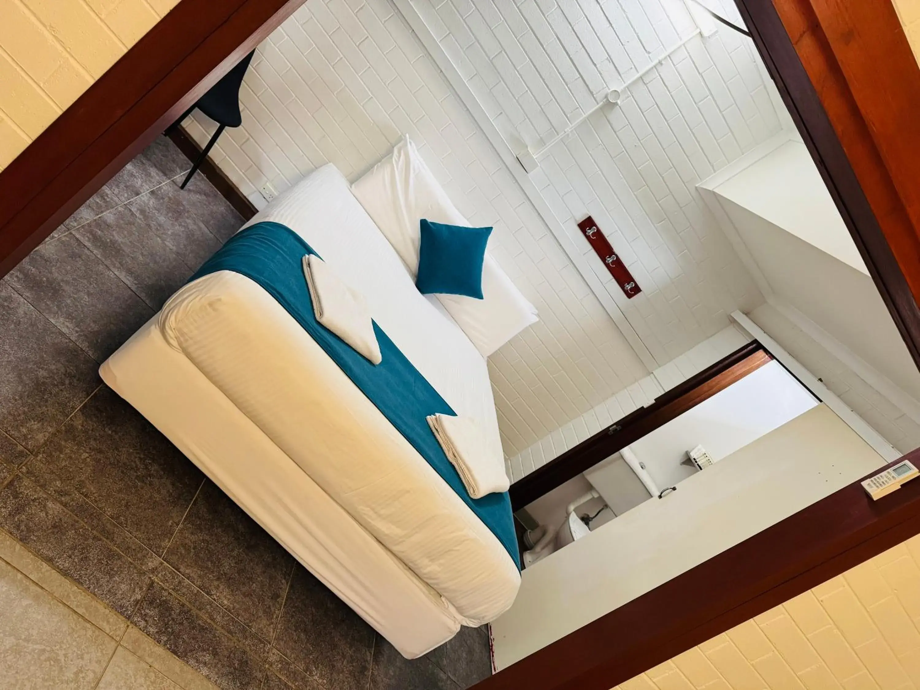 Bed in Railway Lodge Motel Bed in Railway Lodge Motel