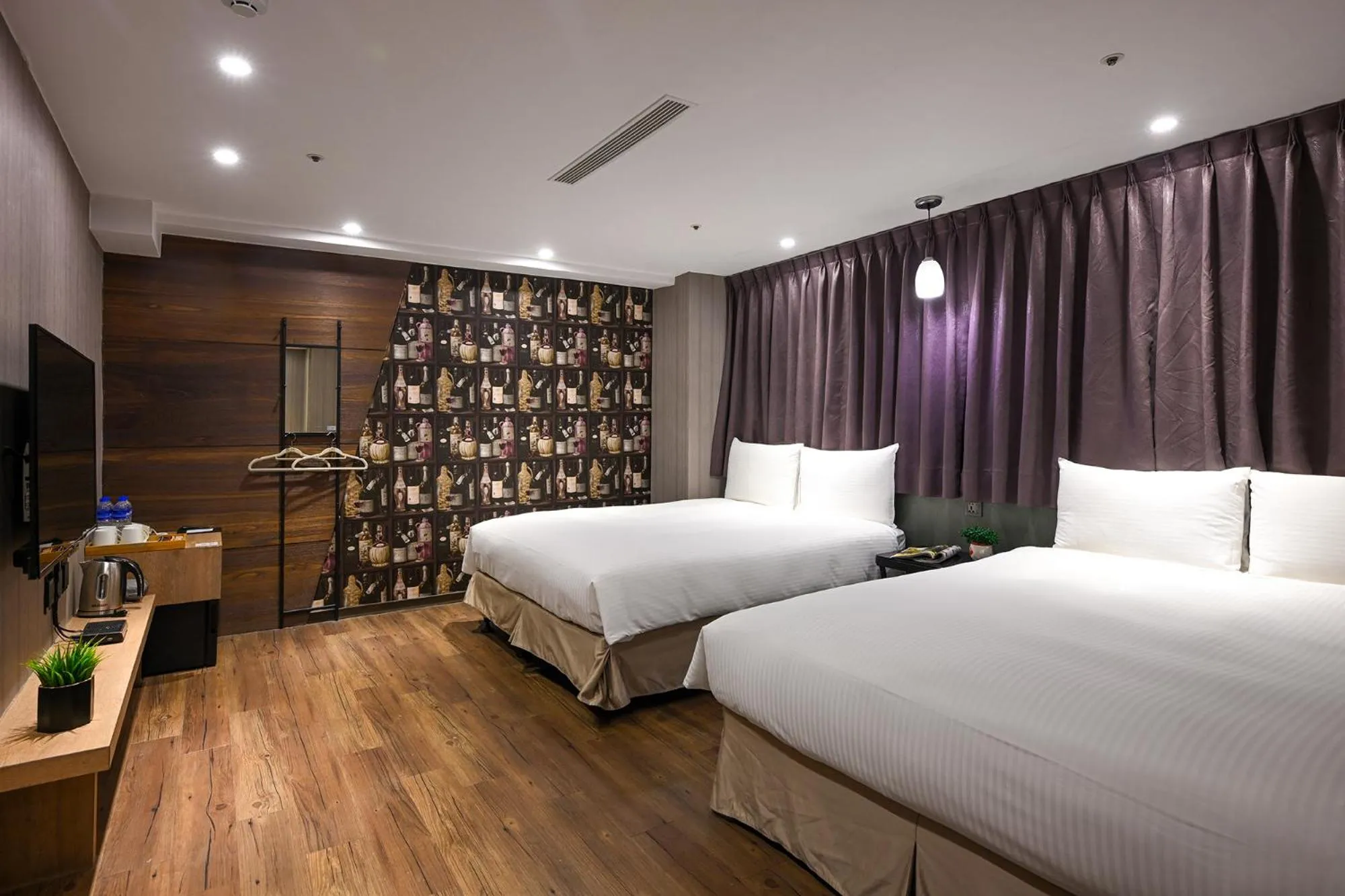 Bed in 綺樂文旅 開封館 Le Room Hotel Kaifeng