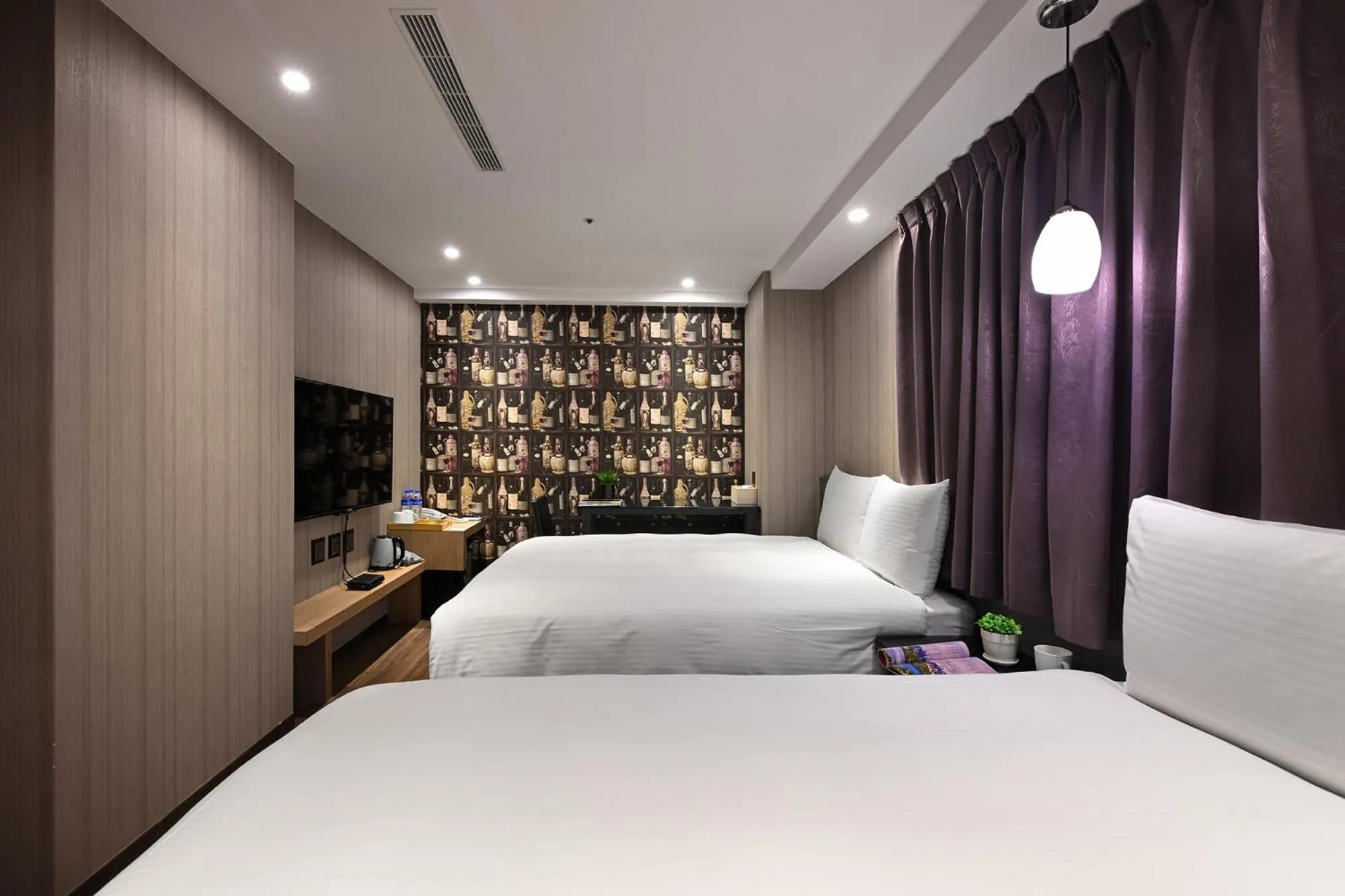 Bed in 綺樂文旅 開封館 Le Room Hotel Kaifeng