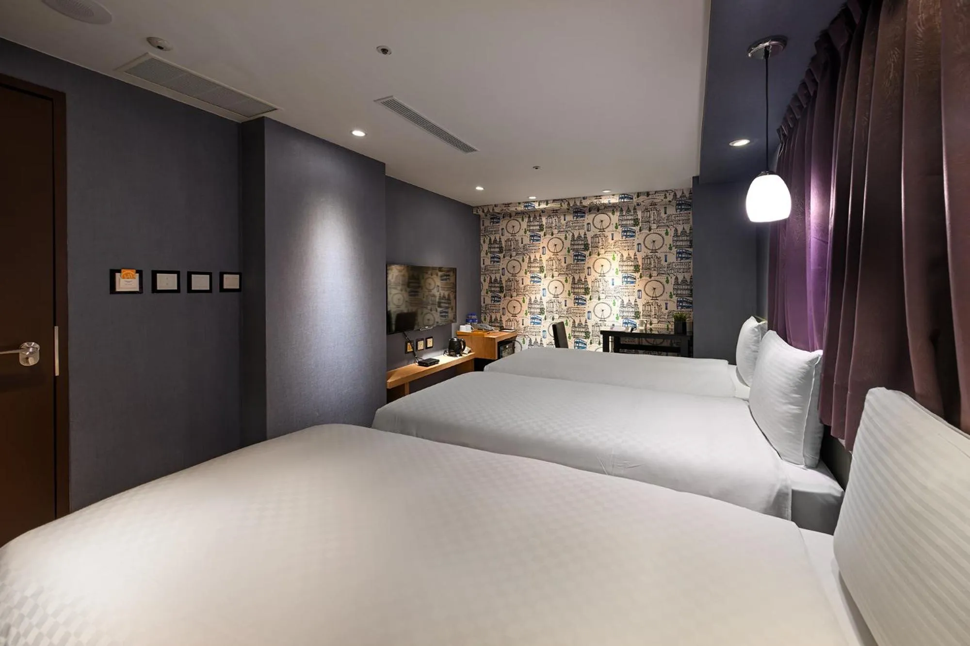 Bed in 綺樂文旅 開封館 Le Room Hotel Kaifeng