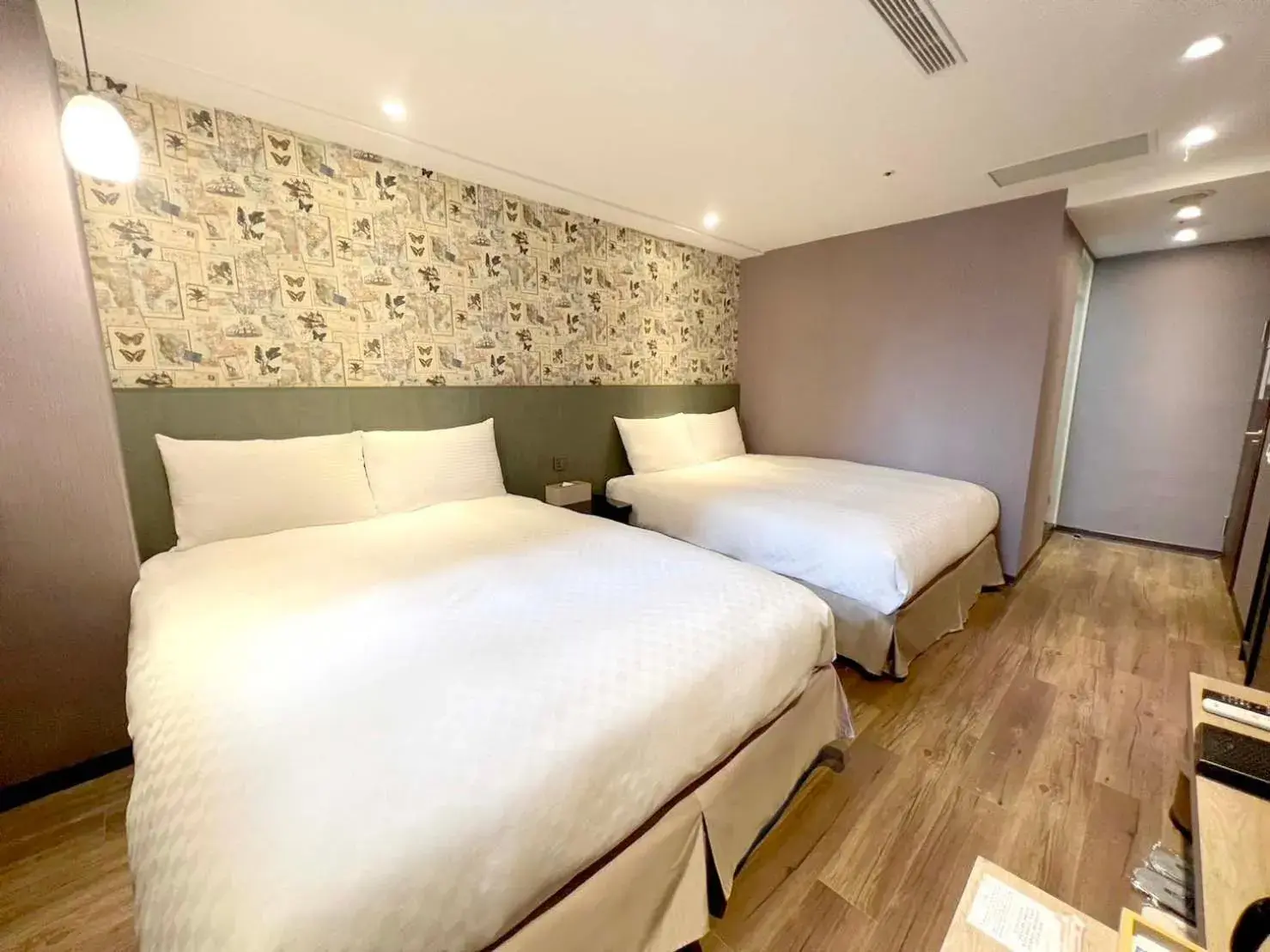 Bed in 綺樂文旅 開封館 Le Room Hotel Kaifeng Bed in 綺樂文旅 開封館 Le Room Hotel Kaifeng