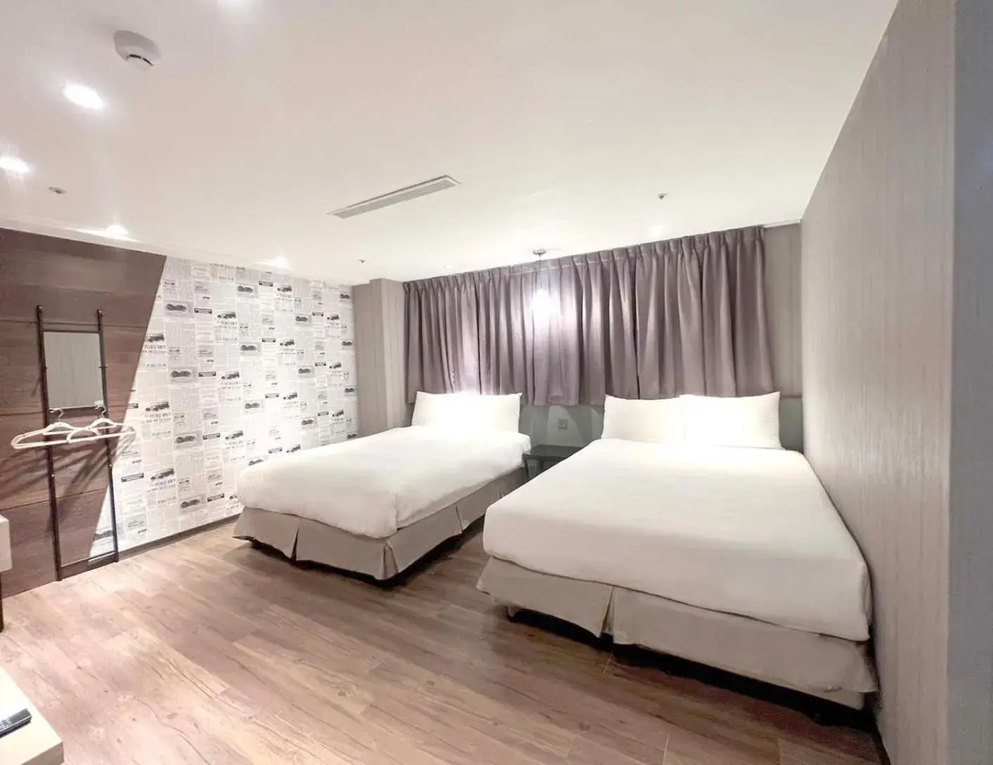 Bed in 綺樂文旅 開封館 Le Room Hotel Kaifeng Bed in 綺樂文旅 開封館 Le Room Hotel Kaifeng