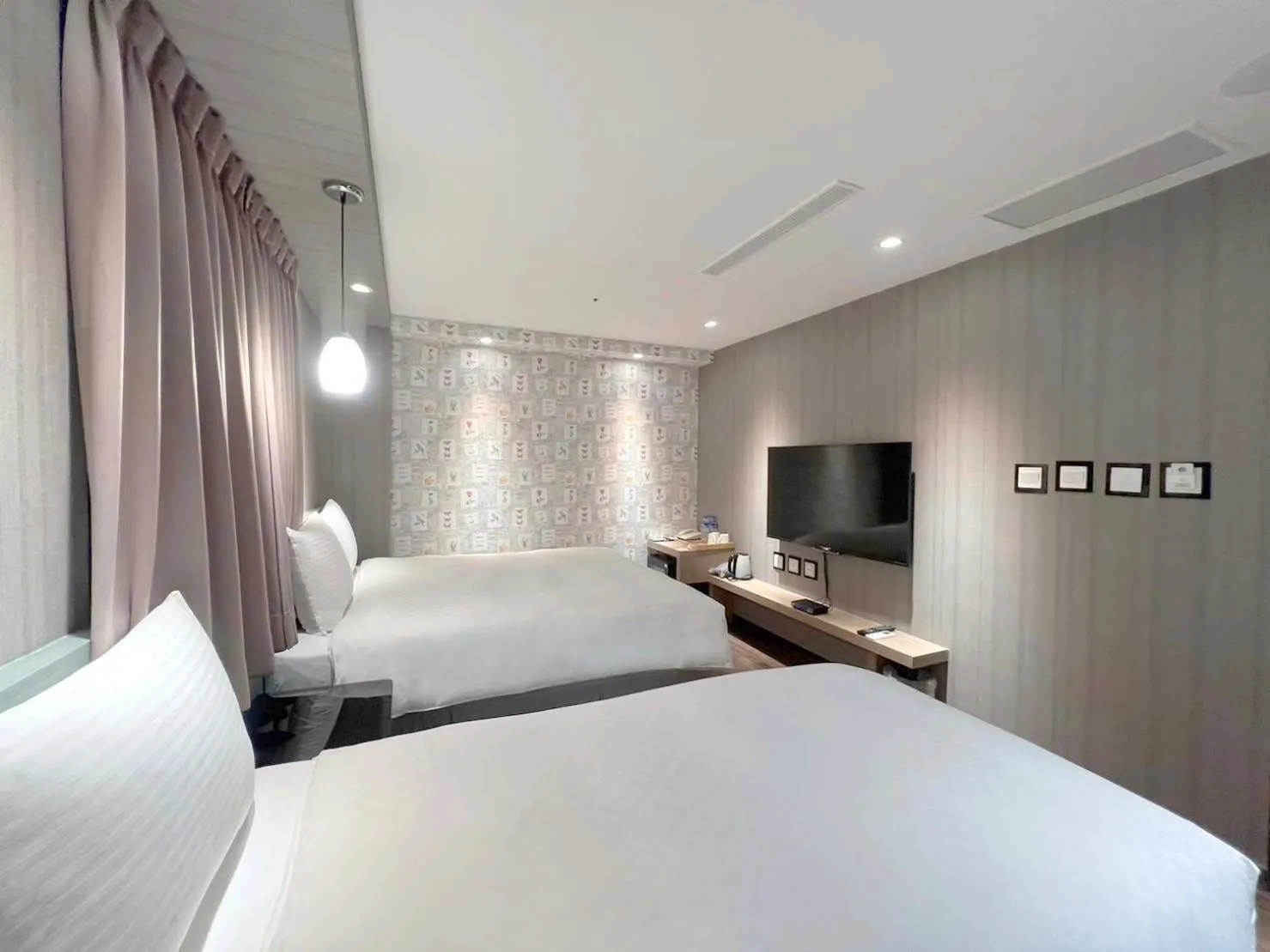 Bed in 綺樂文旅 開封館 Le Room Hotel Kaifeng