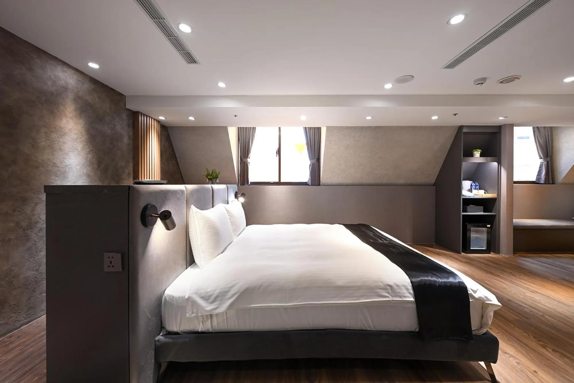 Bed in 綺樂文旅 開封館 Le Room Hotel Kaifeng