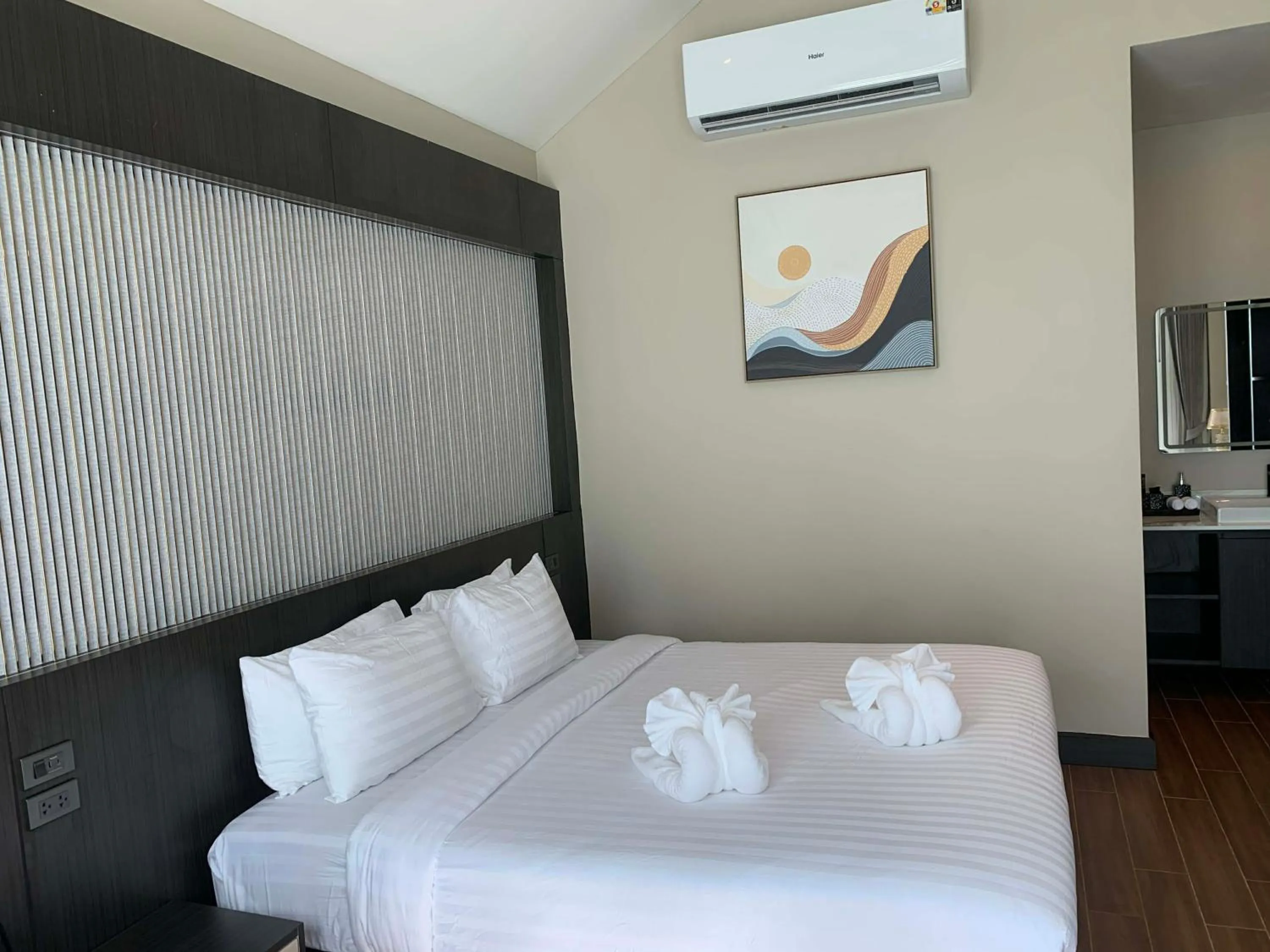 Bed in Sangtawan Resort