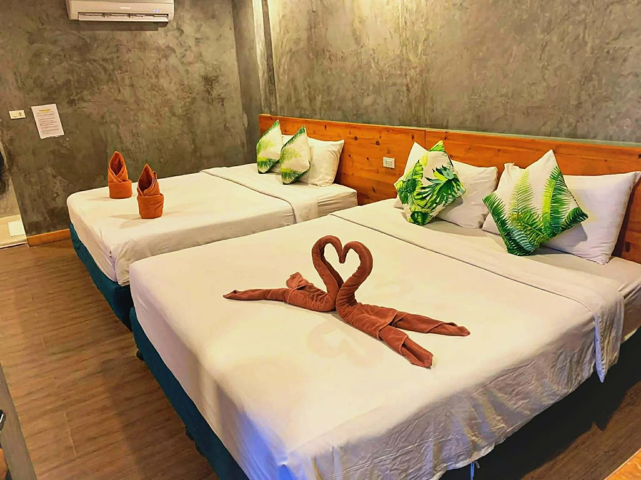 Bed in Sangtawan Resort