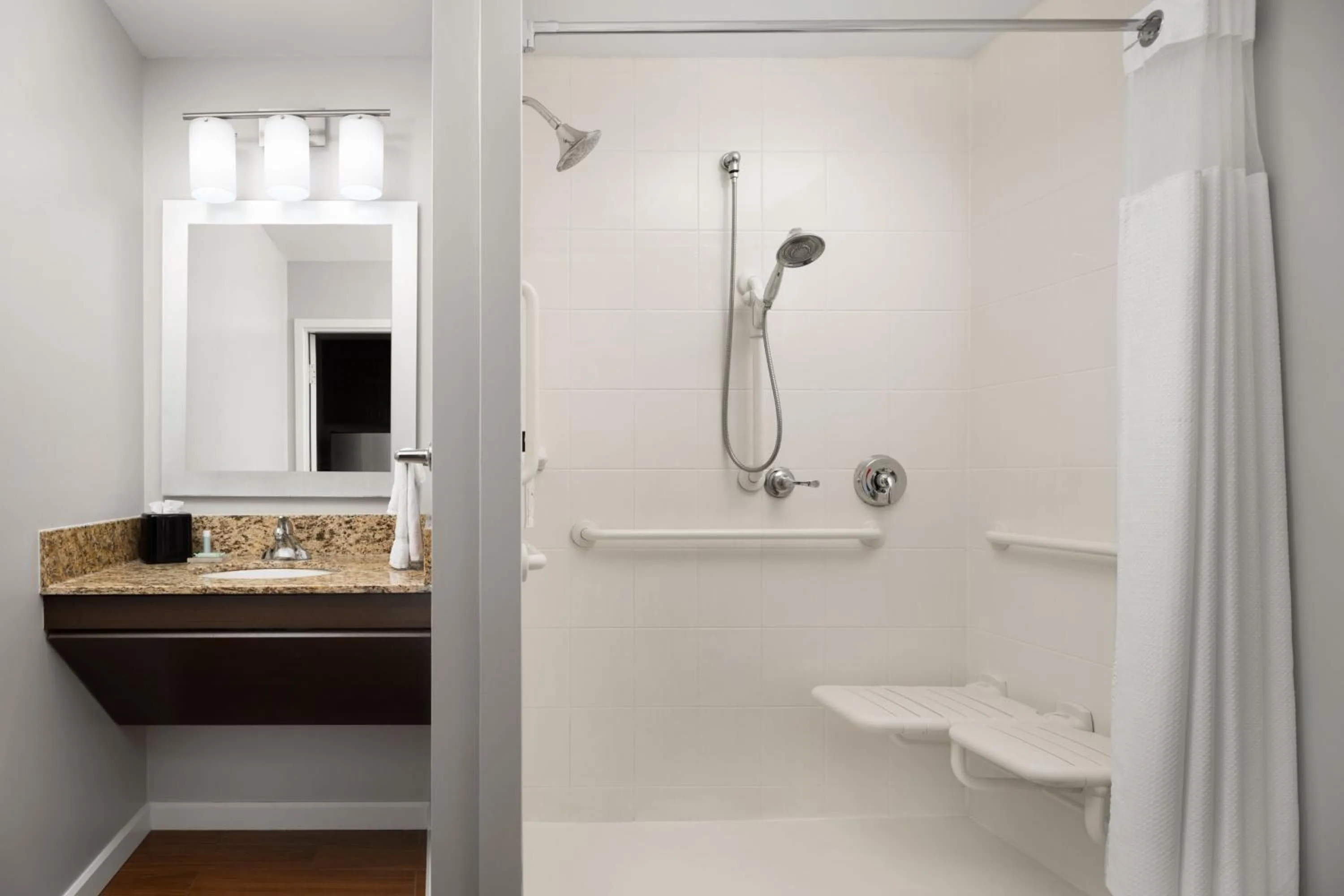 Bathroom in TownePlace Suites by Marriott Champaign