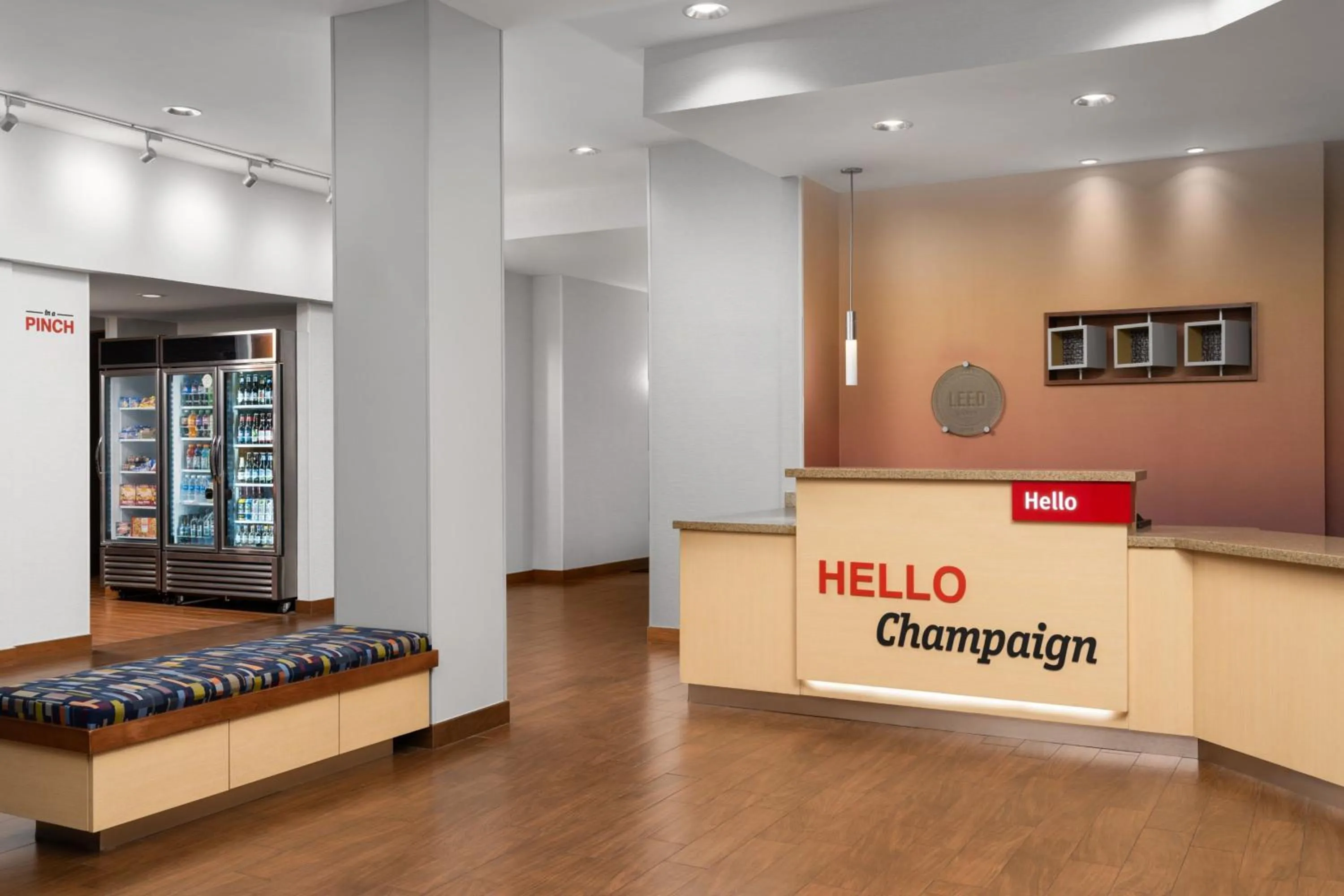 Lobby or reception in TownePlace Suites by Marriott Champaign