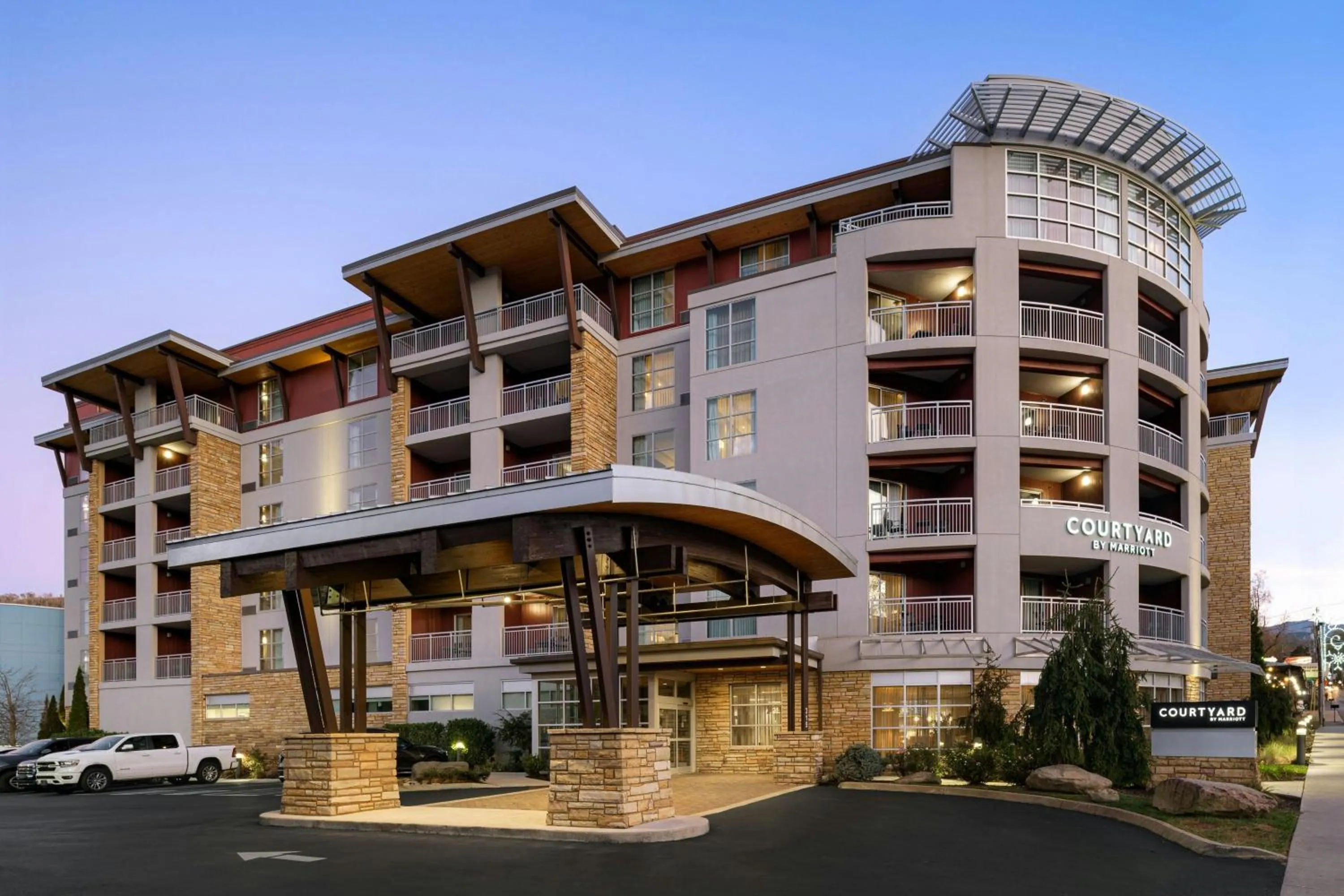 Property building in Courtyard by Marriott Gatlinburg Downtown