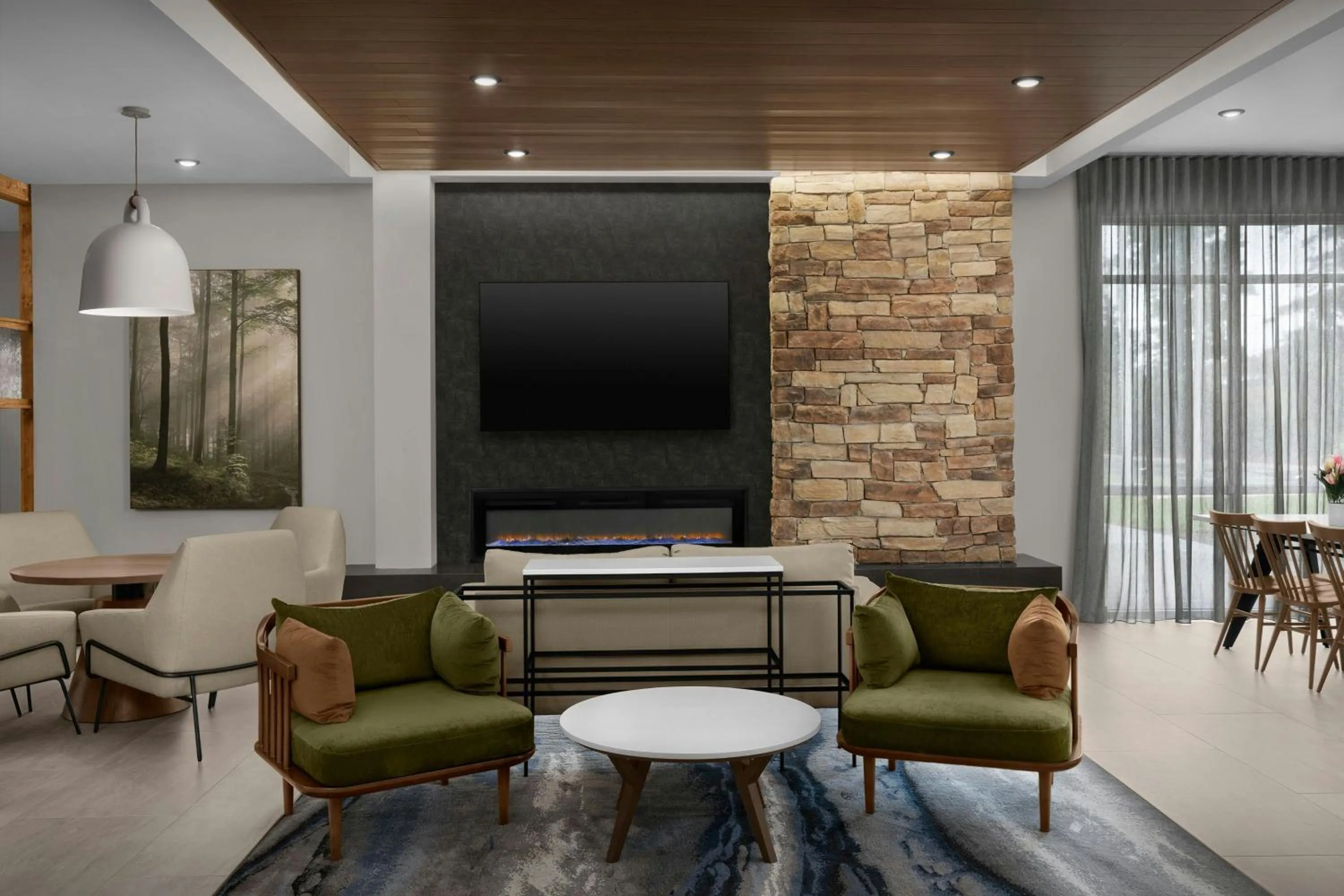 Lobby or reception in Fairfield Inn & Suites Weldon