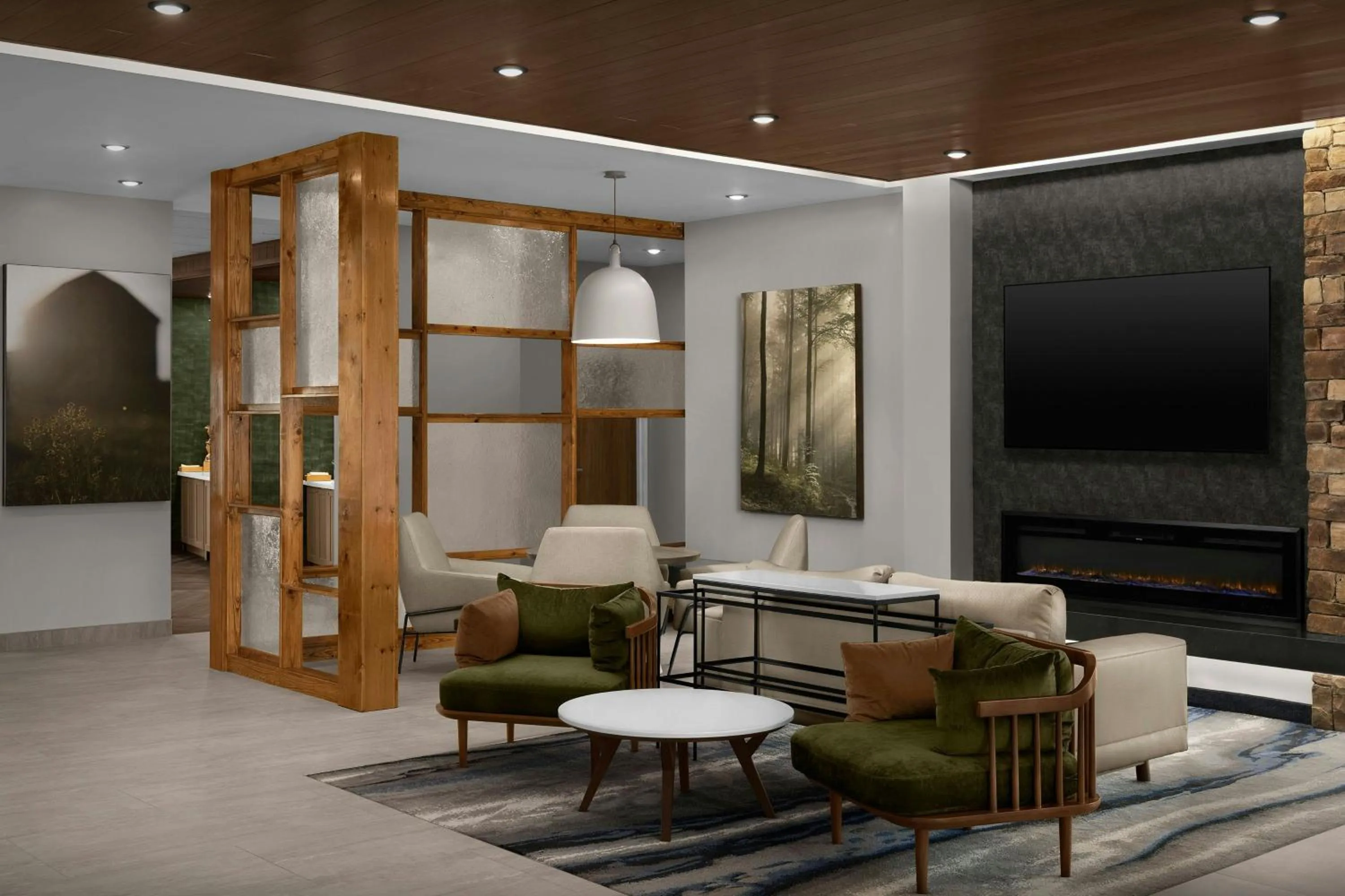 Lobby or reception in Fairfield Inn & Suites Weldon