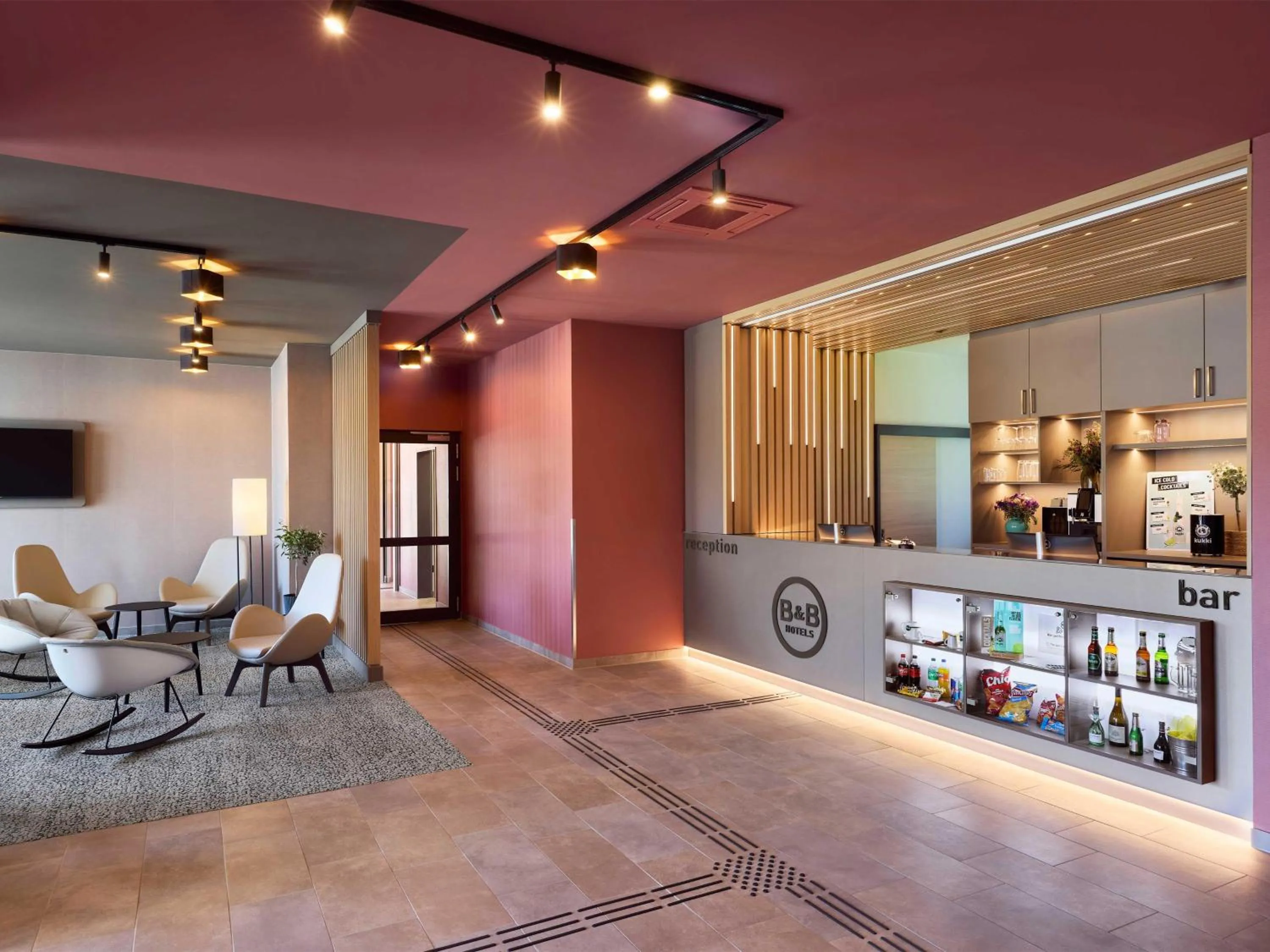 Lobby or reception in B&B HOTEL Emmerich