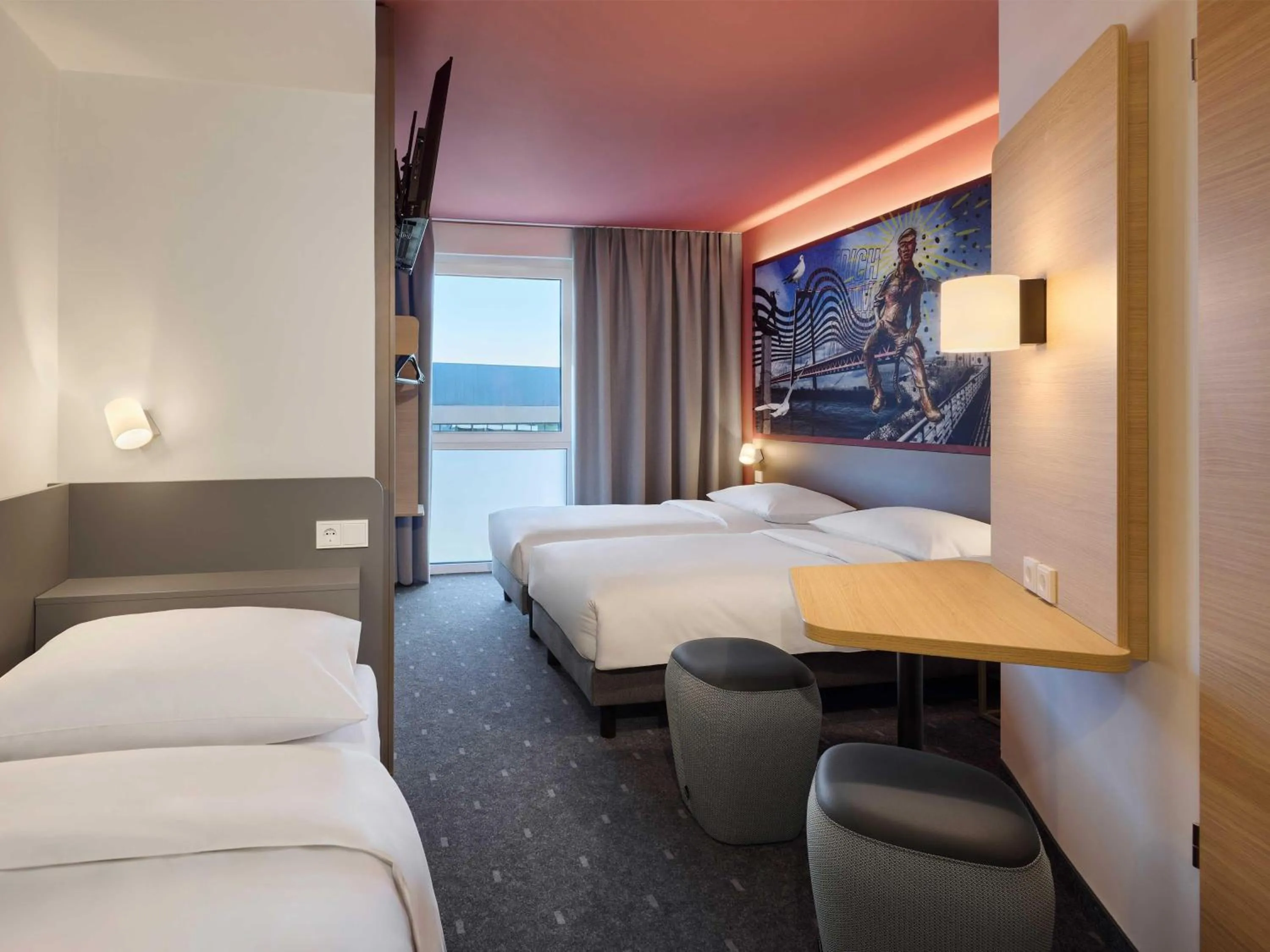 Photo of the whole room, Bed in B&B HOTEL Emmerich