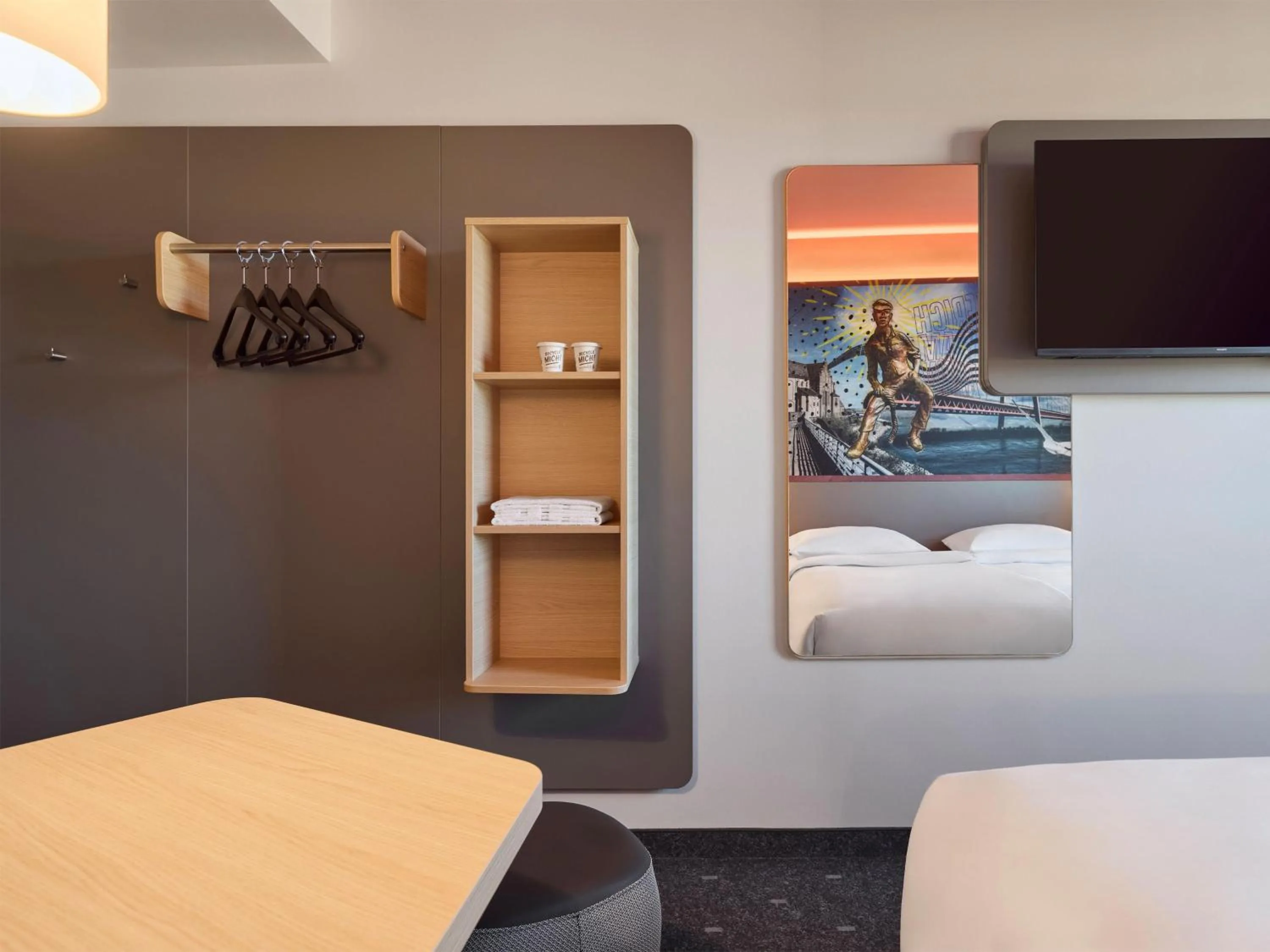 Photo of the whole room, Bed in B&B HOTEL Emmerich